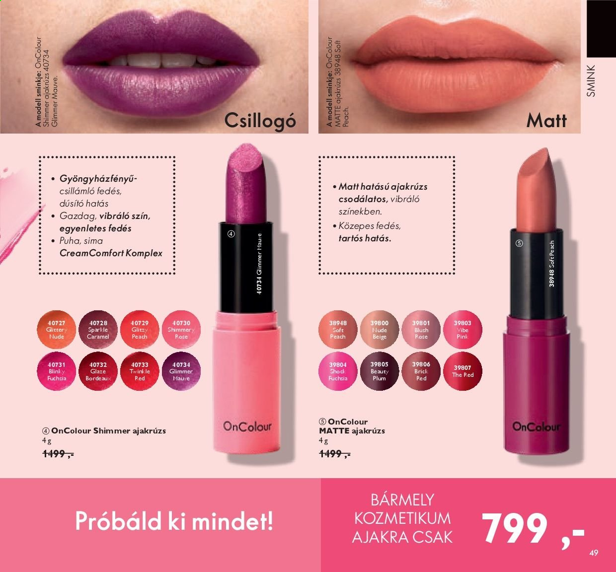 Oriflame akciós újságok - 2021.01.26 - 2021.02.15. Oldal 49