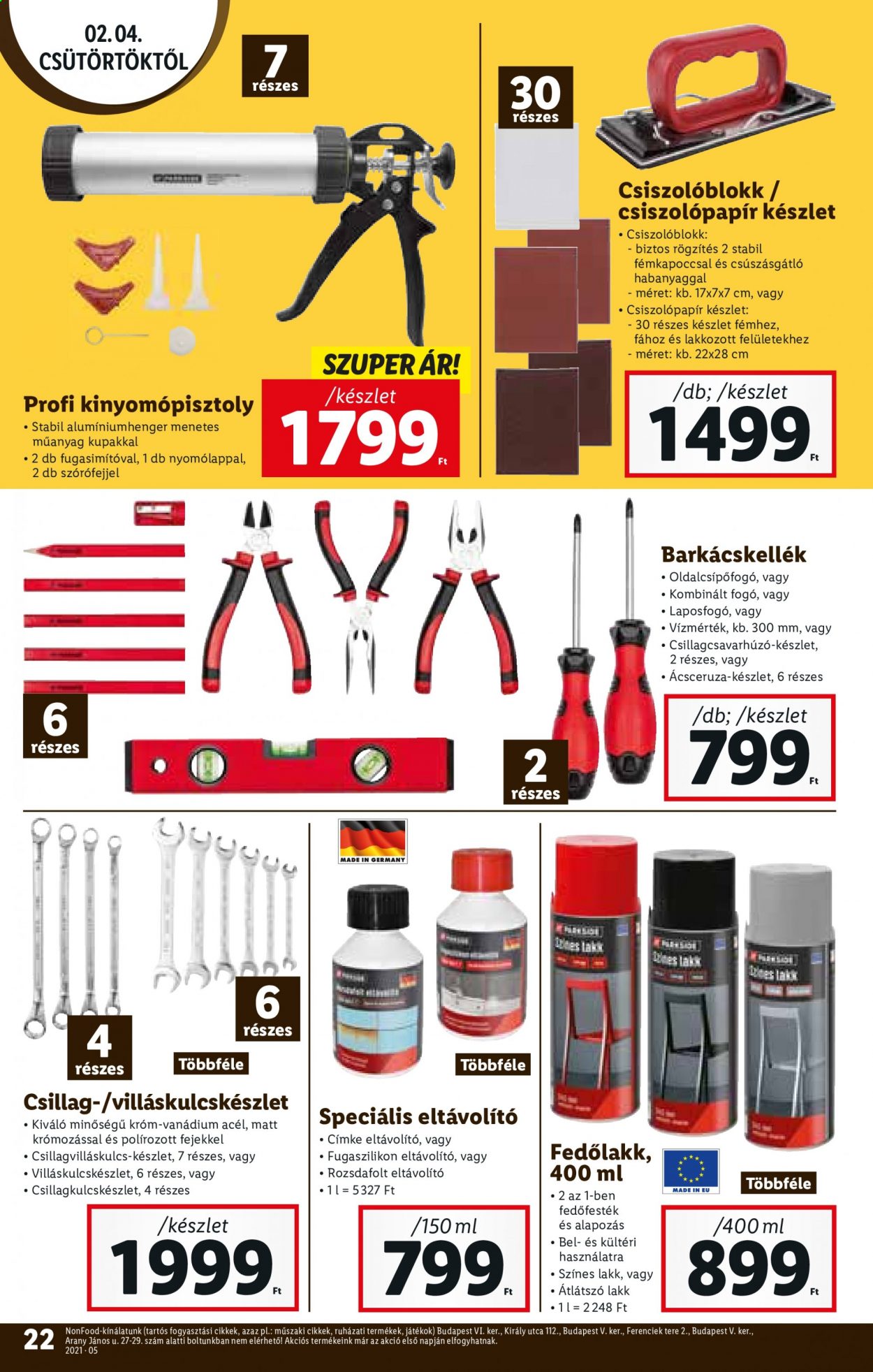 Lidl akciós újságok - 2021.02.04 - 2021.02.10. Oldal 22