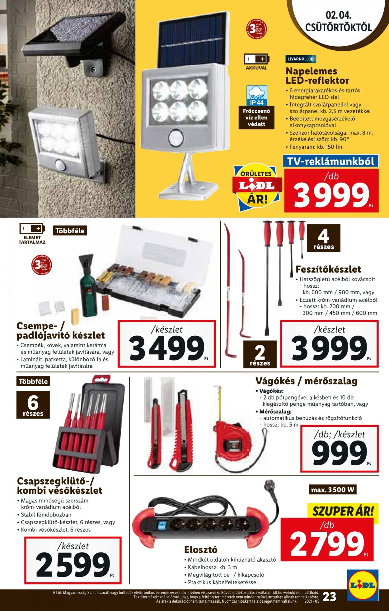 Lidl akciós újságok - 2021.02.04 - 2021.02.10. Oldal 23