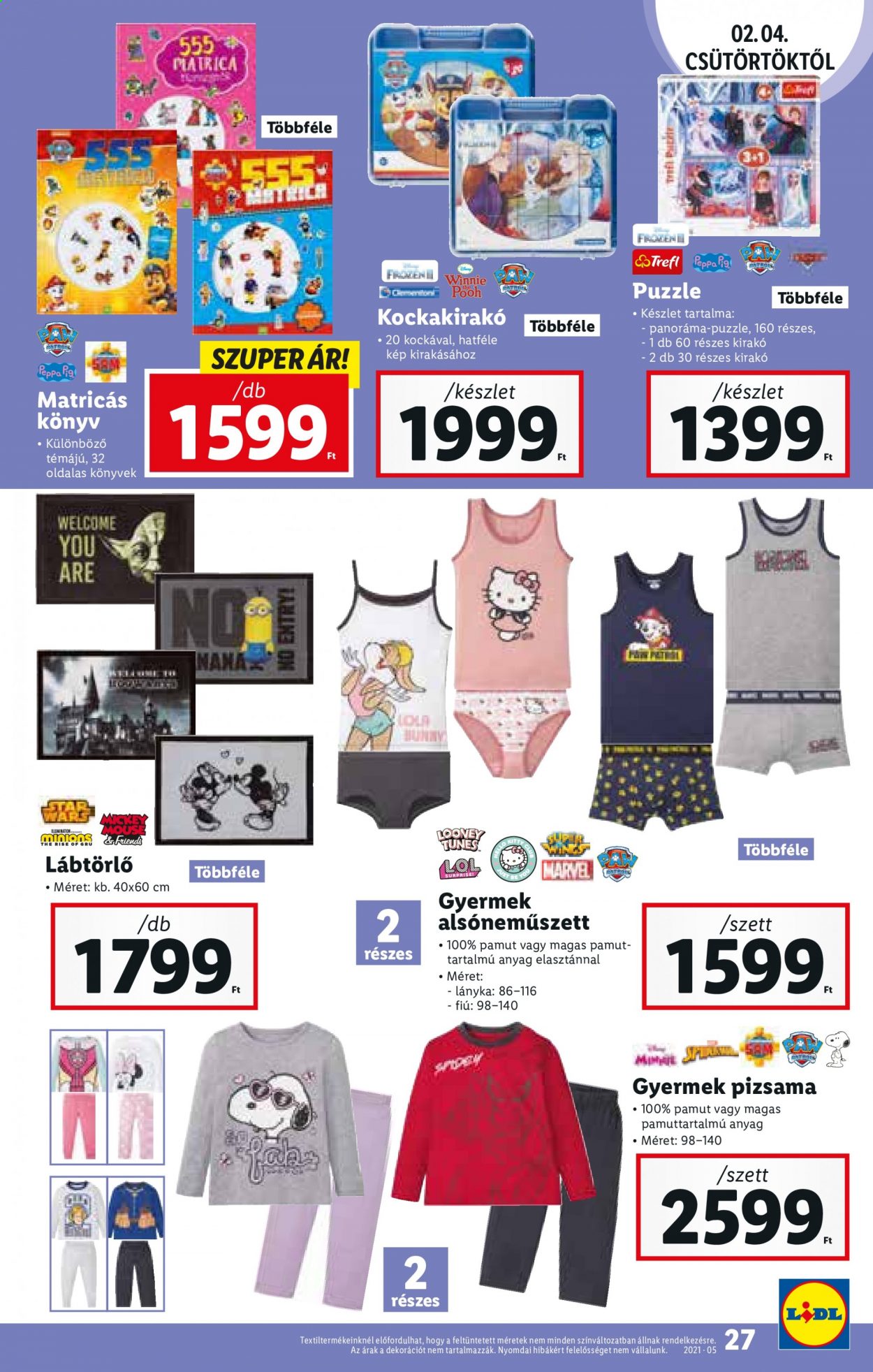 Lidl akciós újságok - 2021.02.04 - 2021.02.10. Oldal 27