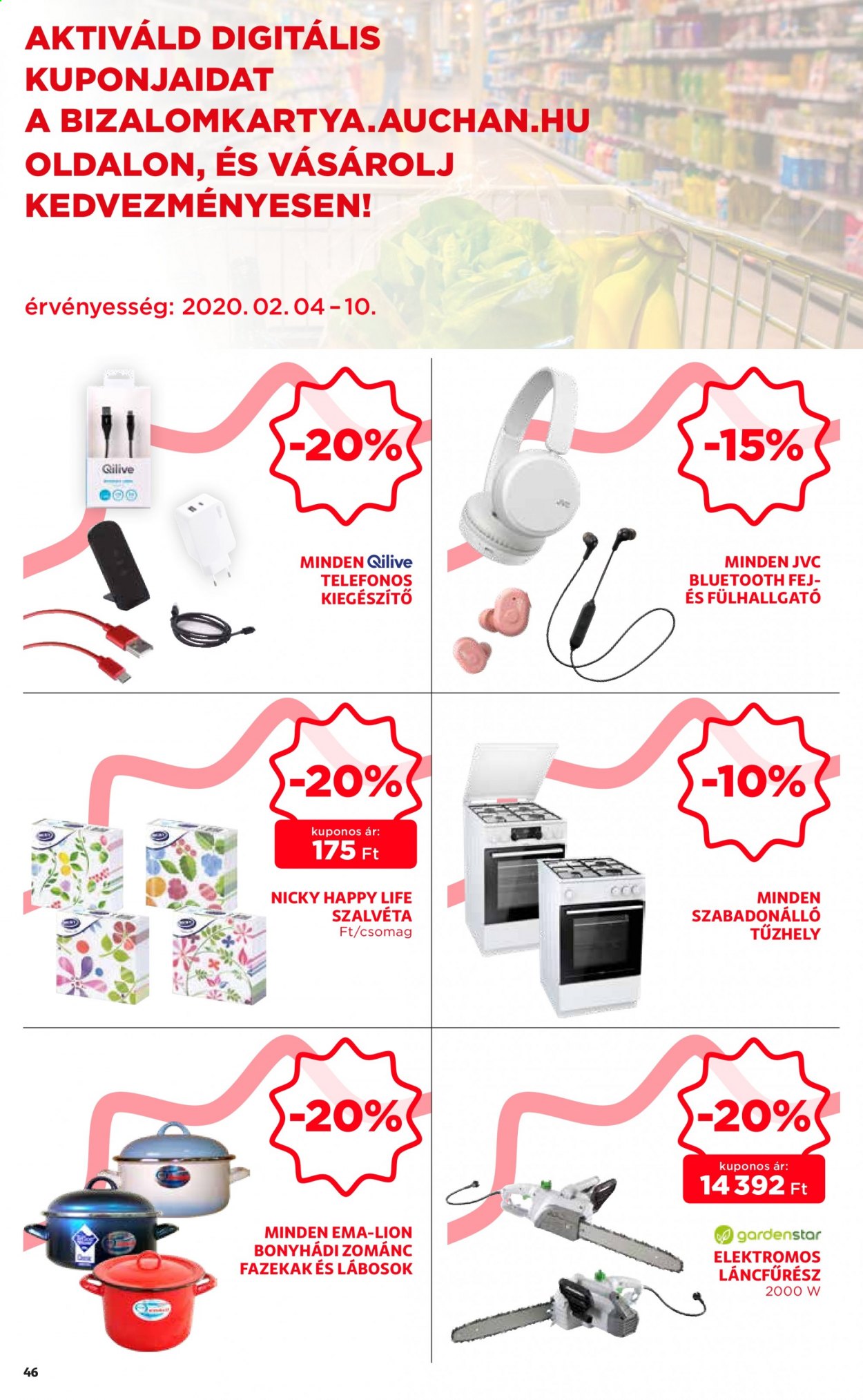 Auchan akciós újságok - 2021.02.04 - 2021.02.10. Oldal 46