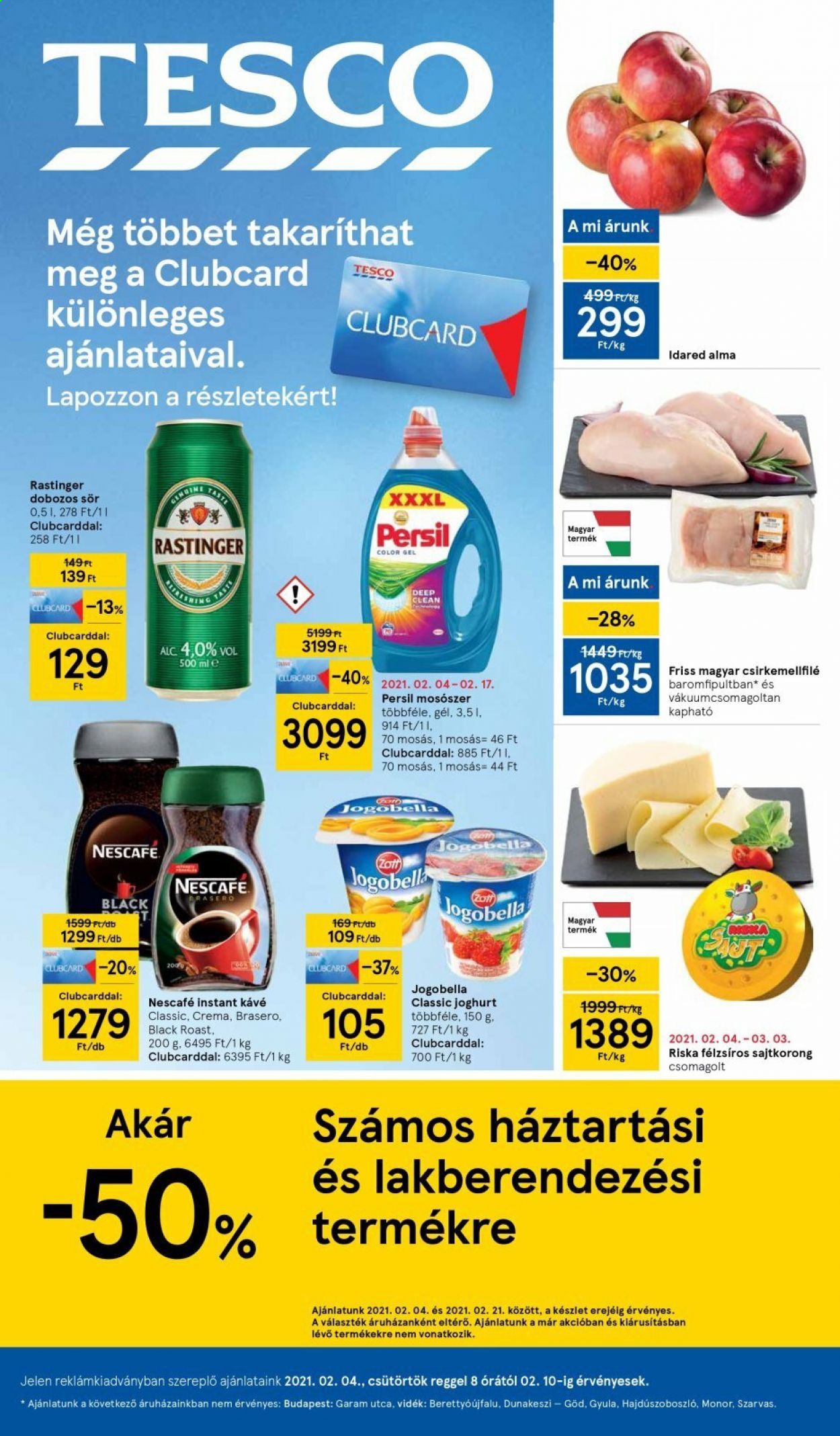 TESCO akciós újságok - 2021.02.04 - 2021.02.10. Oldal 1