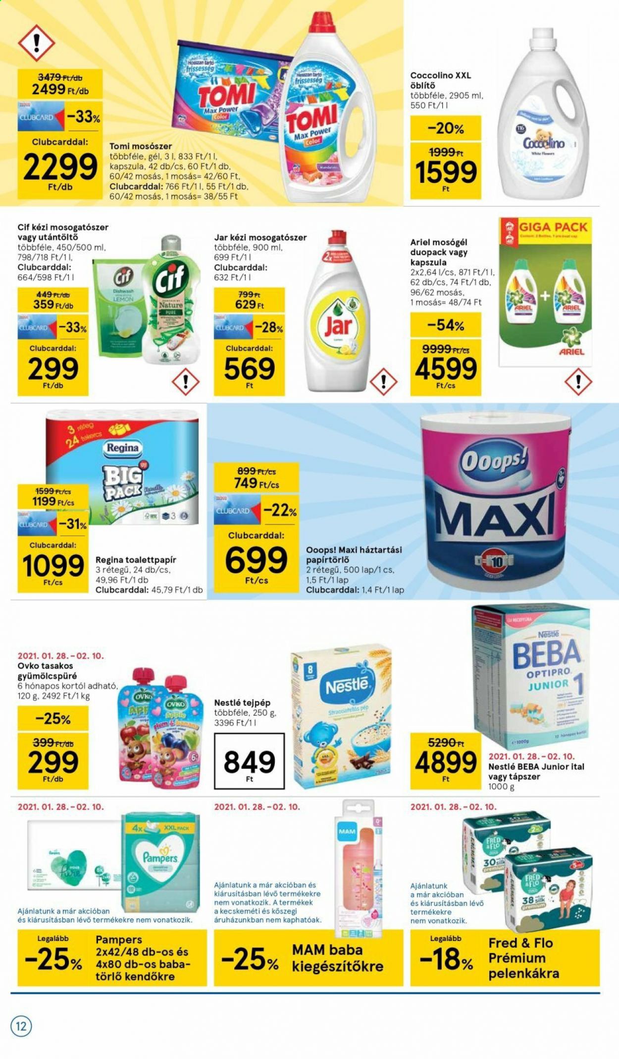 TESCO akciós újságok - 2021.02.04 - 2021.02.10. Oldal 12