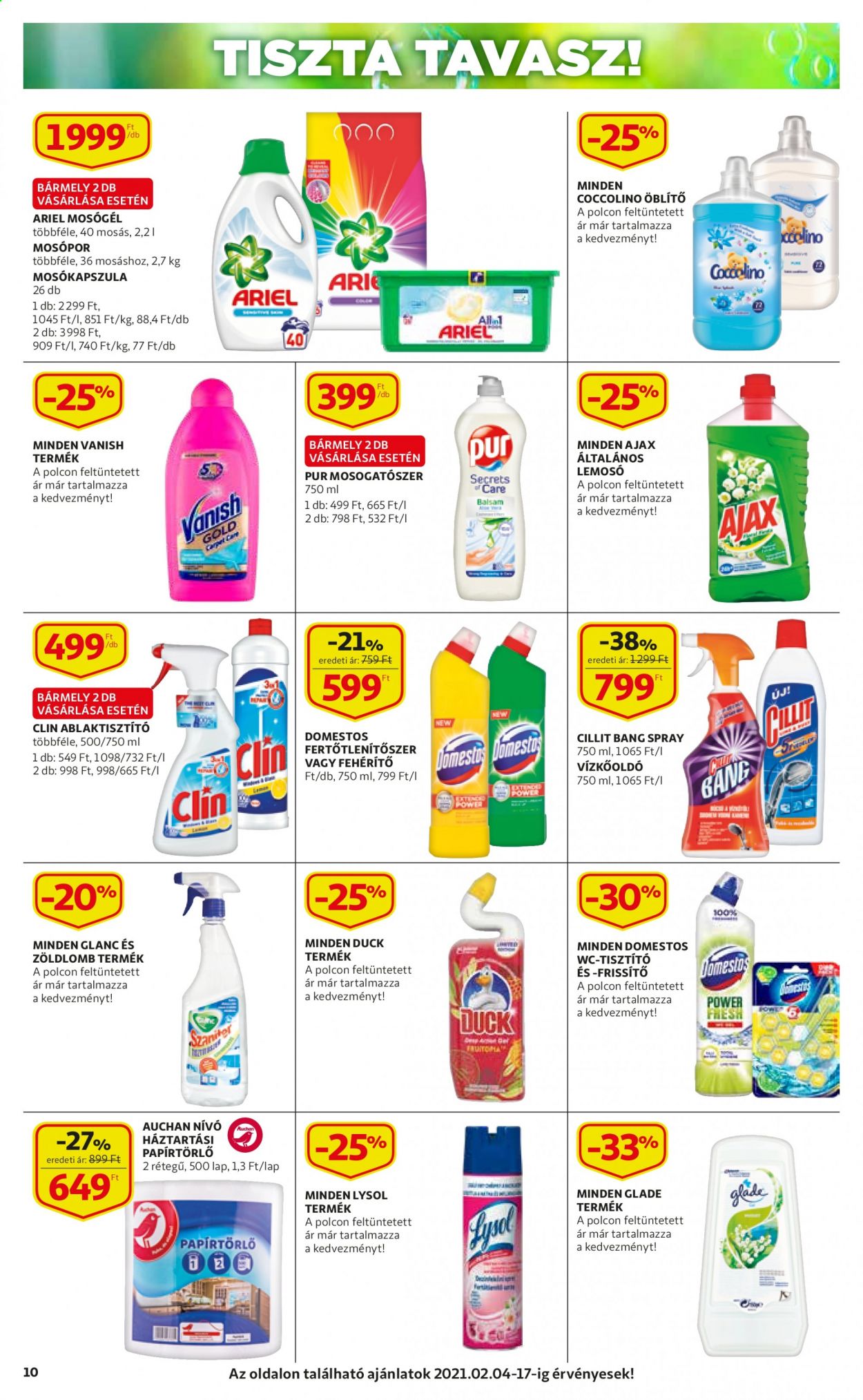 Auchan akciós újságok - 2021.02.04 - 2021.02.10. Oldal 10