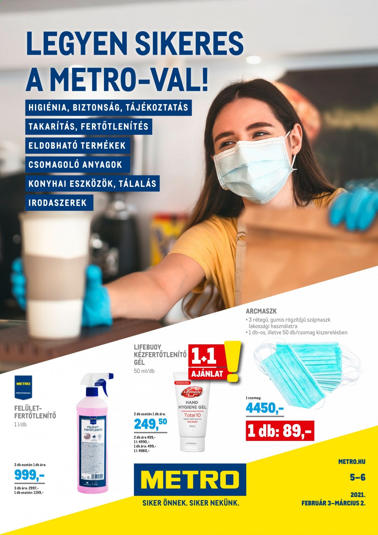 Metro akciós újságok - 2021.02.03 - 2021.03.02. Oldal 1