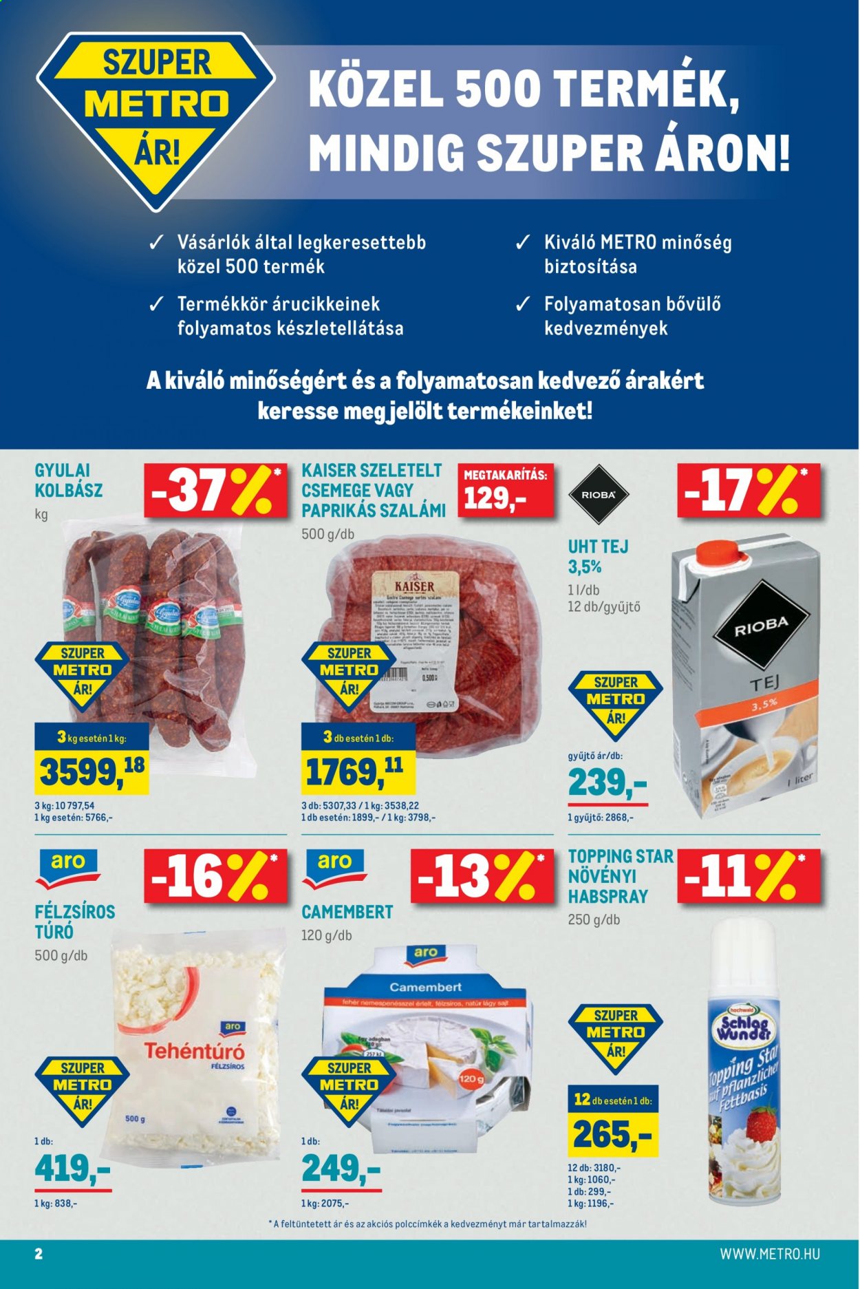 Metro akciós újságok - 2021.02.03 - 2021.02.16. Oldal 2