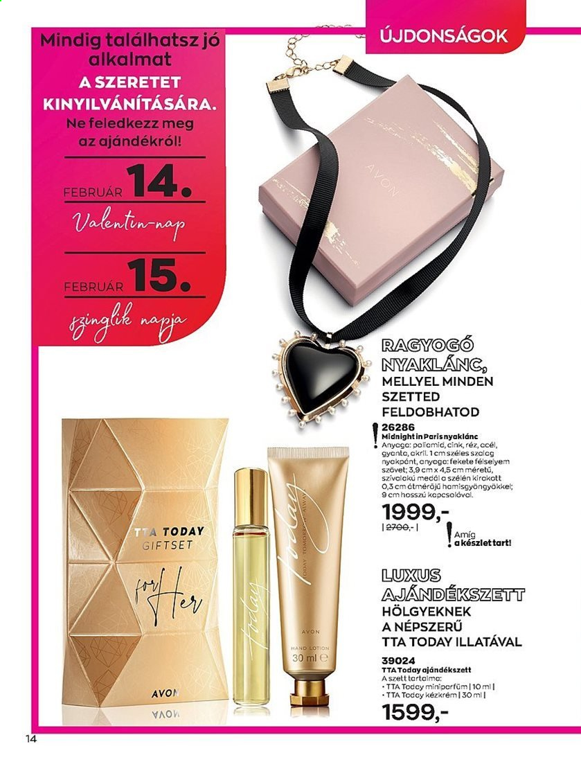 Avon akciós újságok - 2021.02.02 - 2021.03.01. Oldal 14