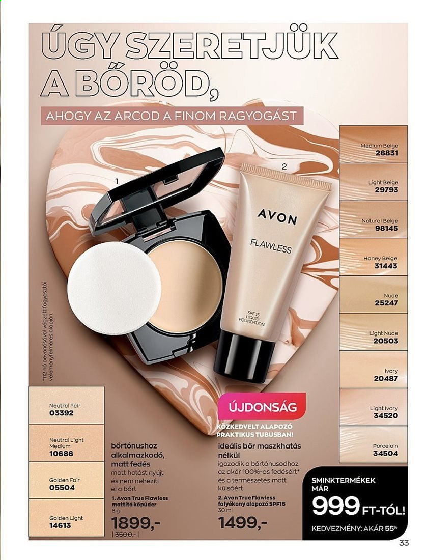 Avon akciós újságok - 2021.02.02 - 2021.03.01. Oldal 33