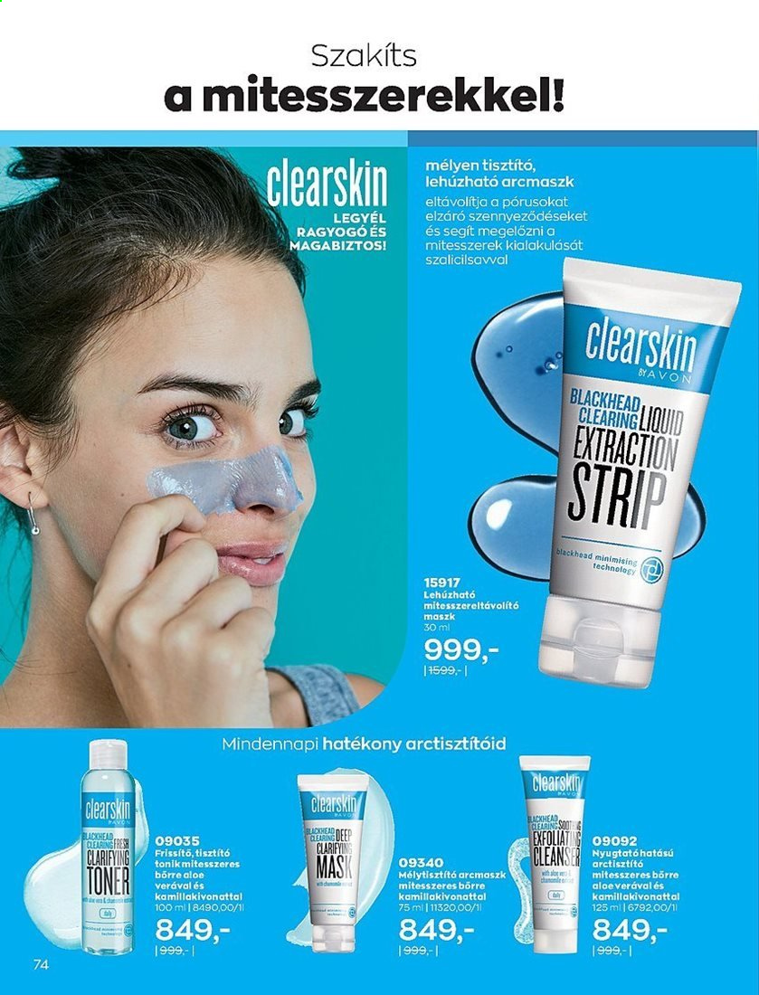 Avon akciós újságok - 2021.02.02 - 2021.03.01. Oldal 74