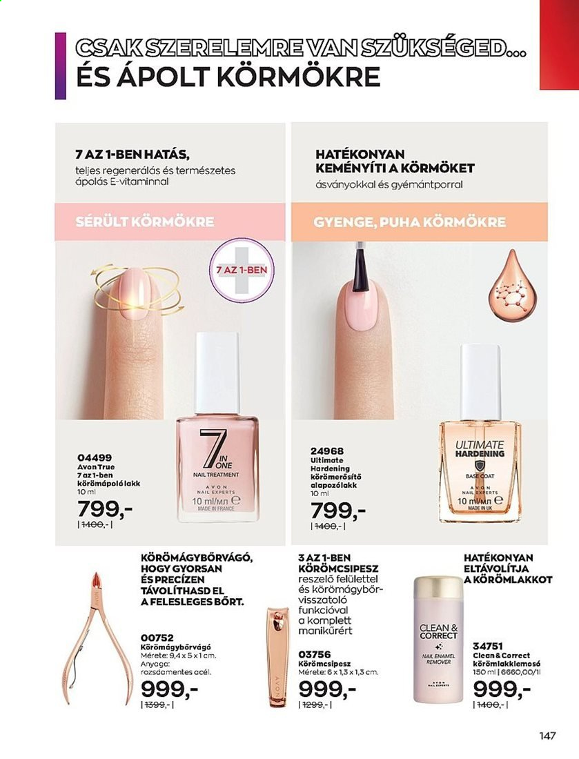 Avon akciós újságok - 2021.02.02 - 2021.03.01. Oldal 147