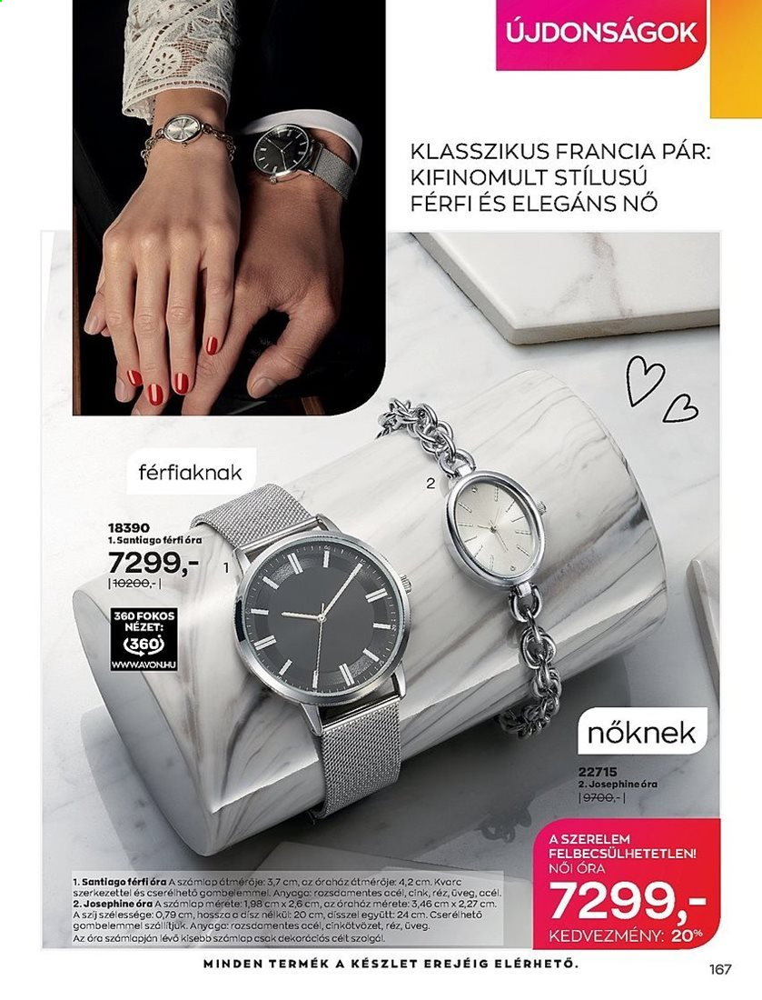Avon akciós újságok - 2021.02.02 - 2021.03.01. Oldal 167