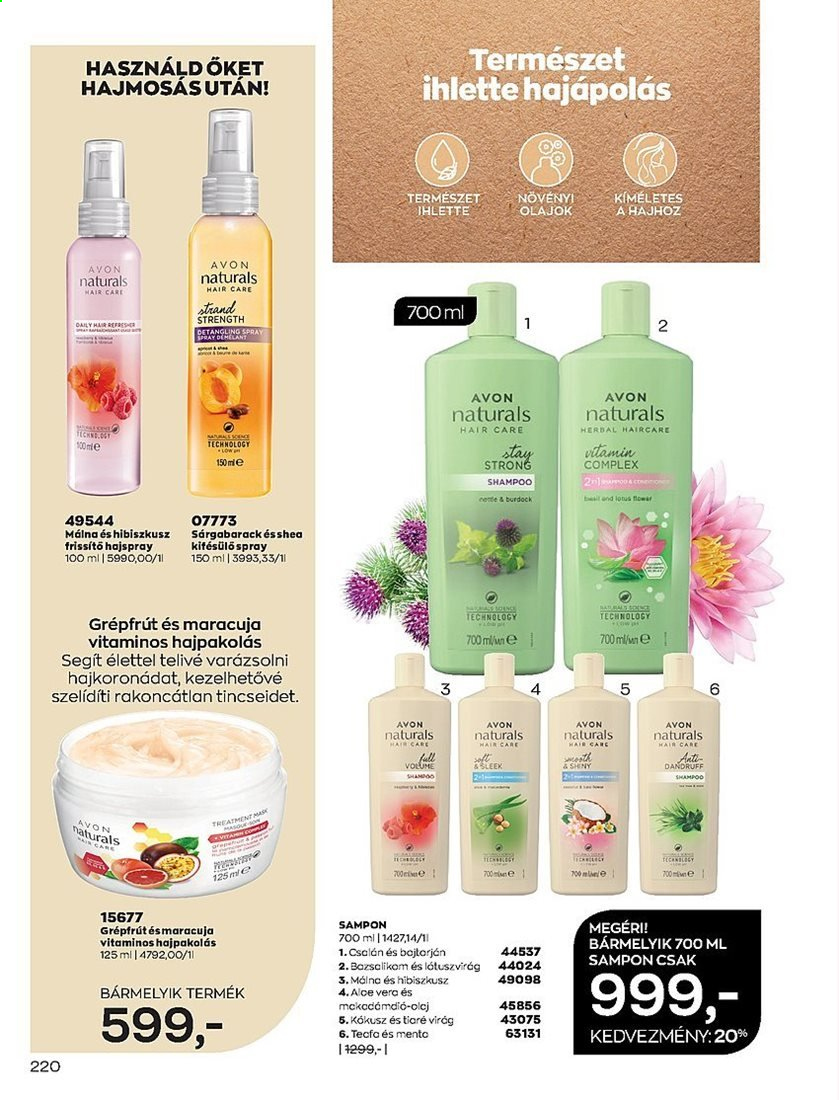 Avon akciós újságok - 2021.02.02 - 2021.03.01. Oldal 220