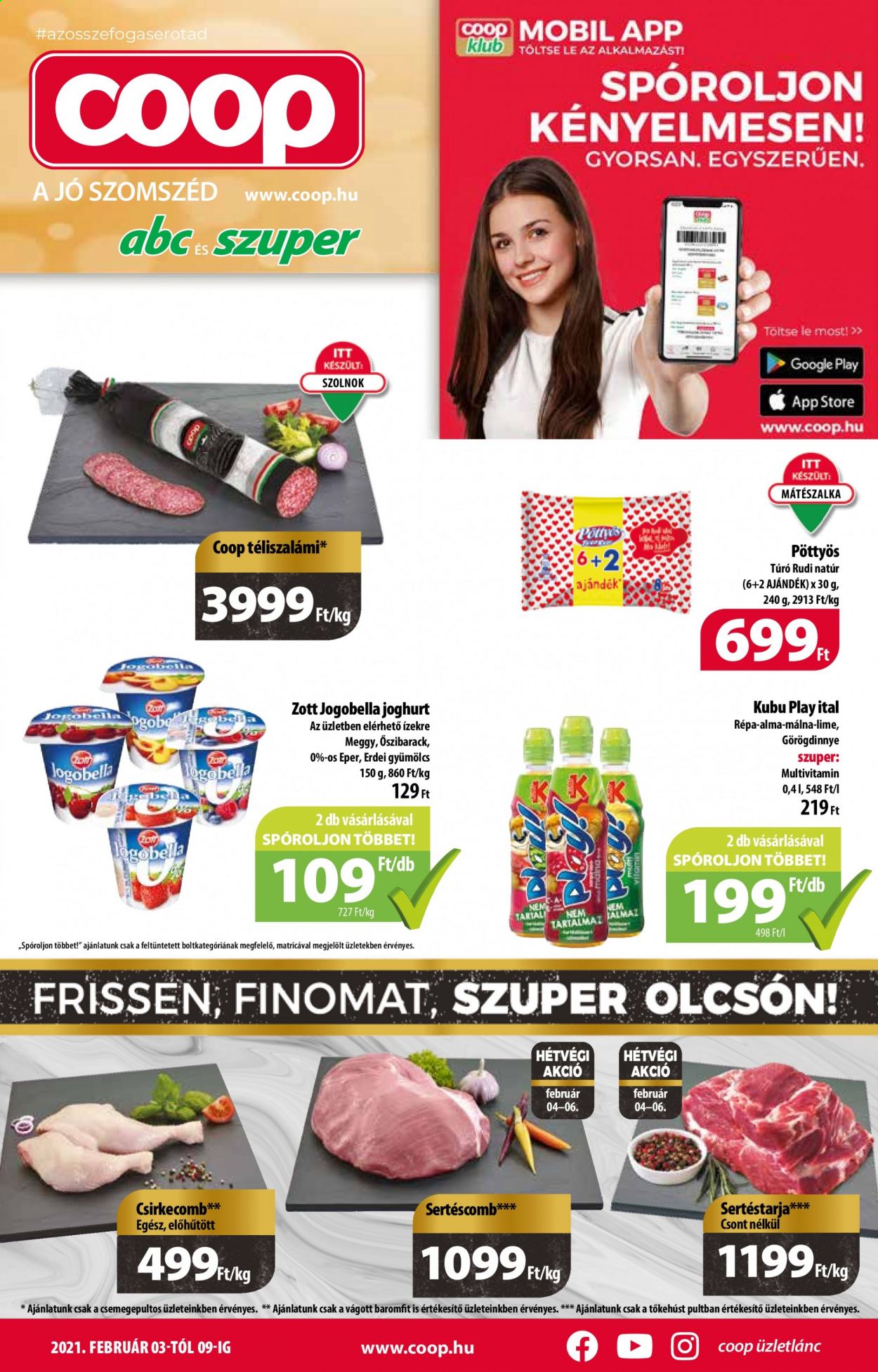 Coop akciós újságok - 2021.02.03 - 2021.02.09. Oldal 1