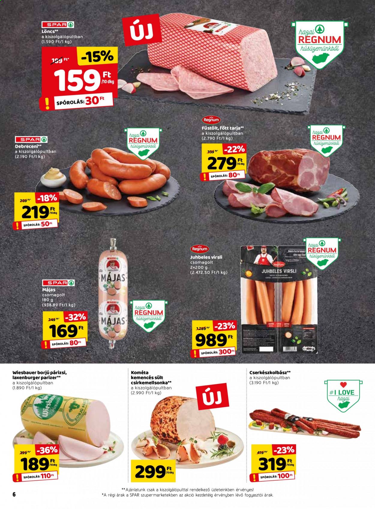 SPAR akciós újságok - 2021.02.04 - 2021.02.10. Oldal 6