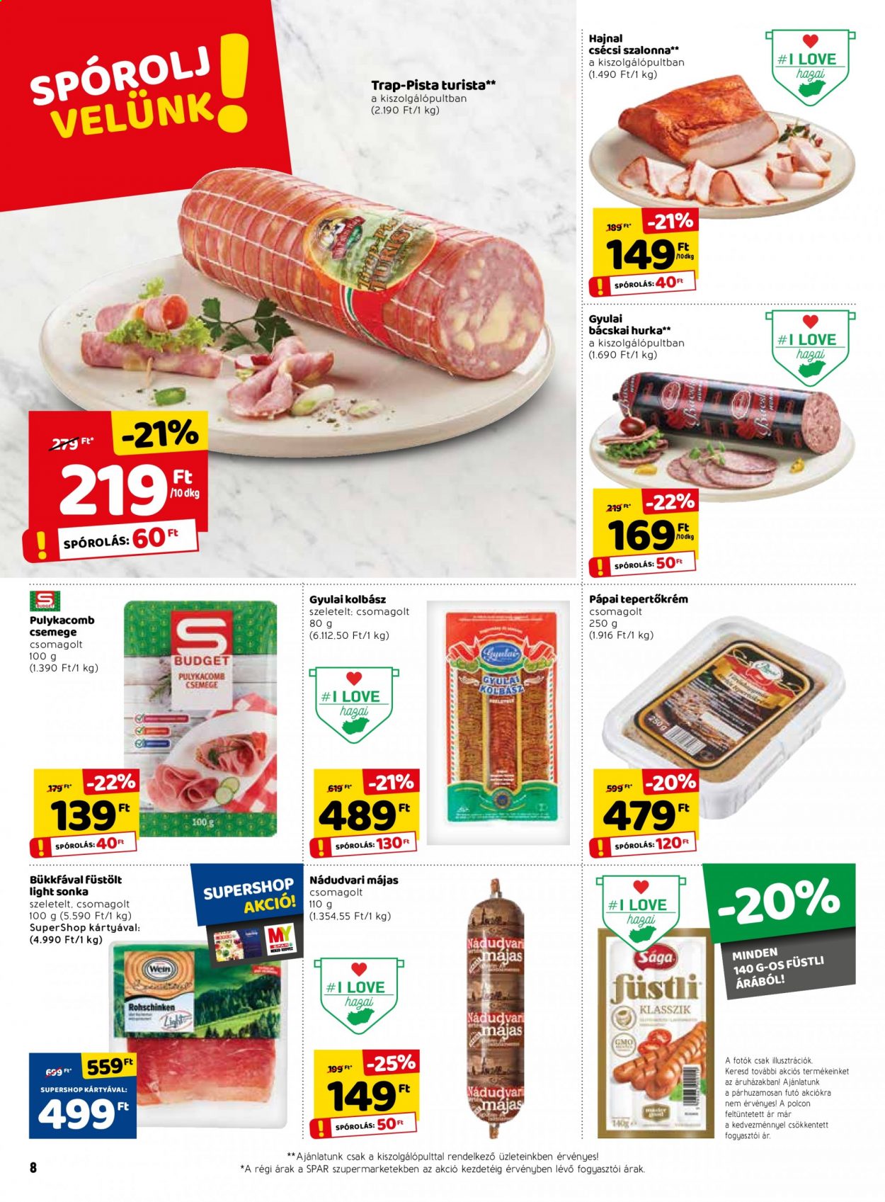 SPAR akciós újságok - 2021.02.04 - 2021.02.10. Oldal 8