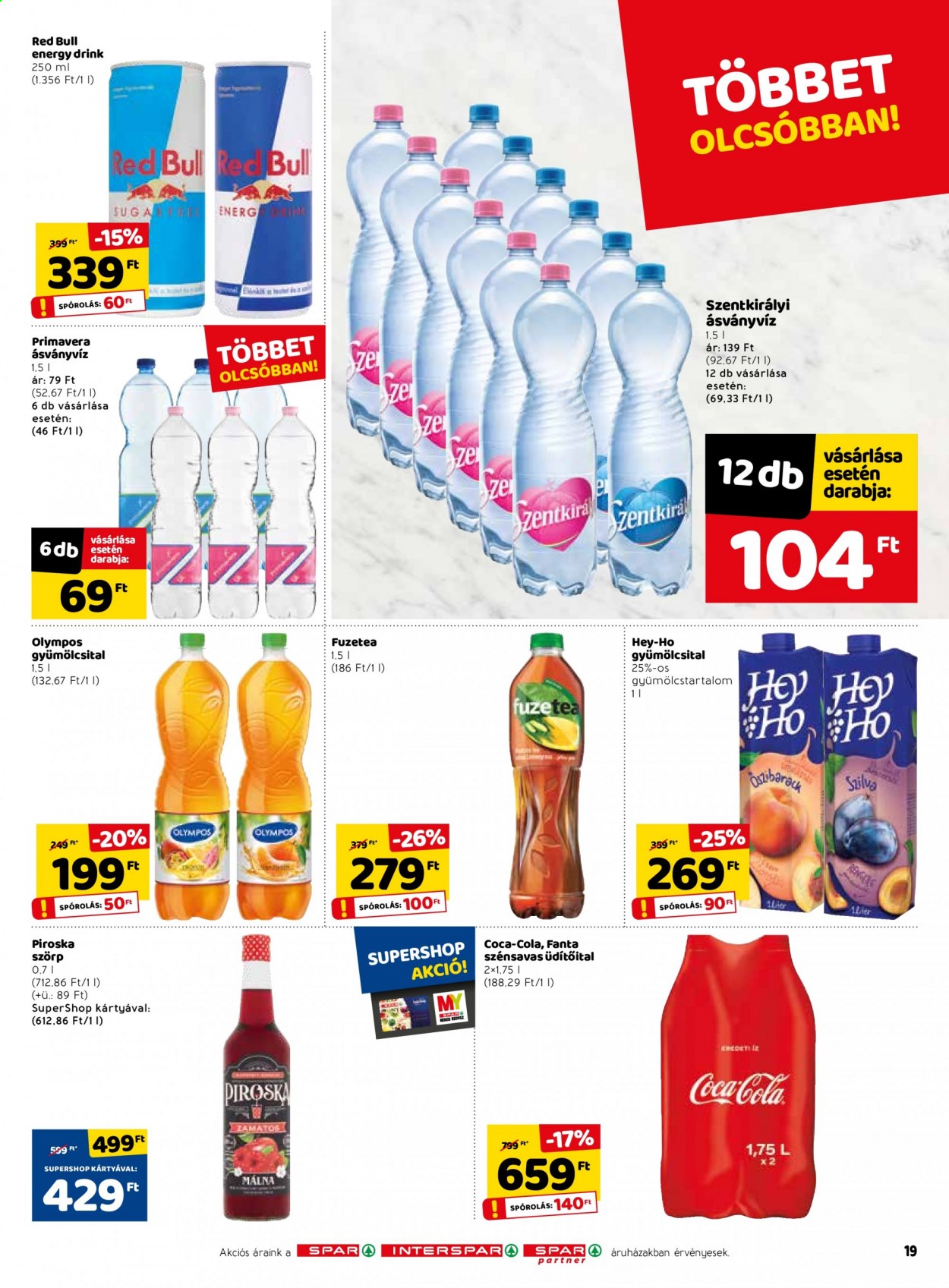 SPAR akciós újságok - 2021.02.04 - 2021.02.10. Oldal 19