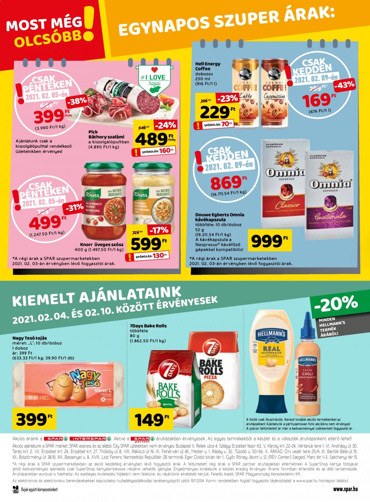 SPAR akciós újságok - 2021.02.04 - 2021.02.10. Oldal 28
