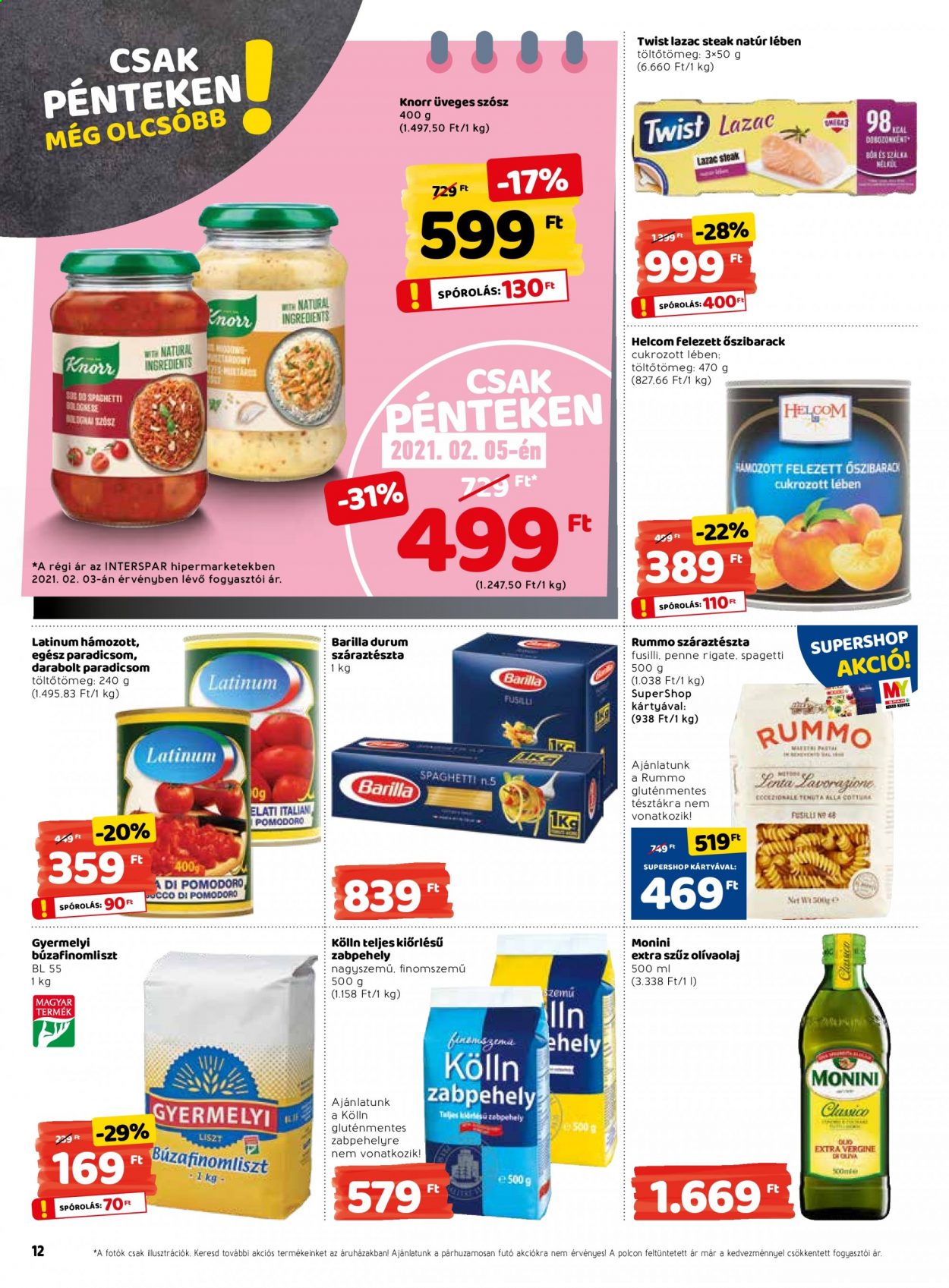 INTERSPAR akciós újságok - 2021.02.04 - 2021.02.10. Oldal 12