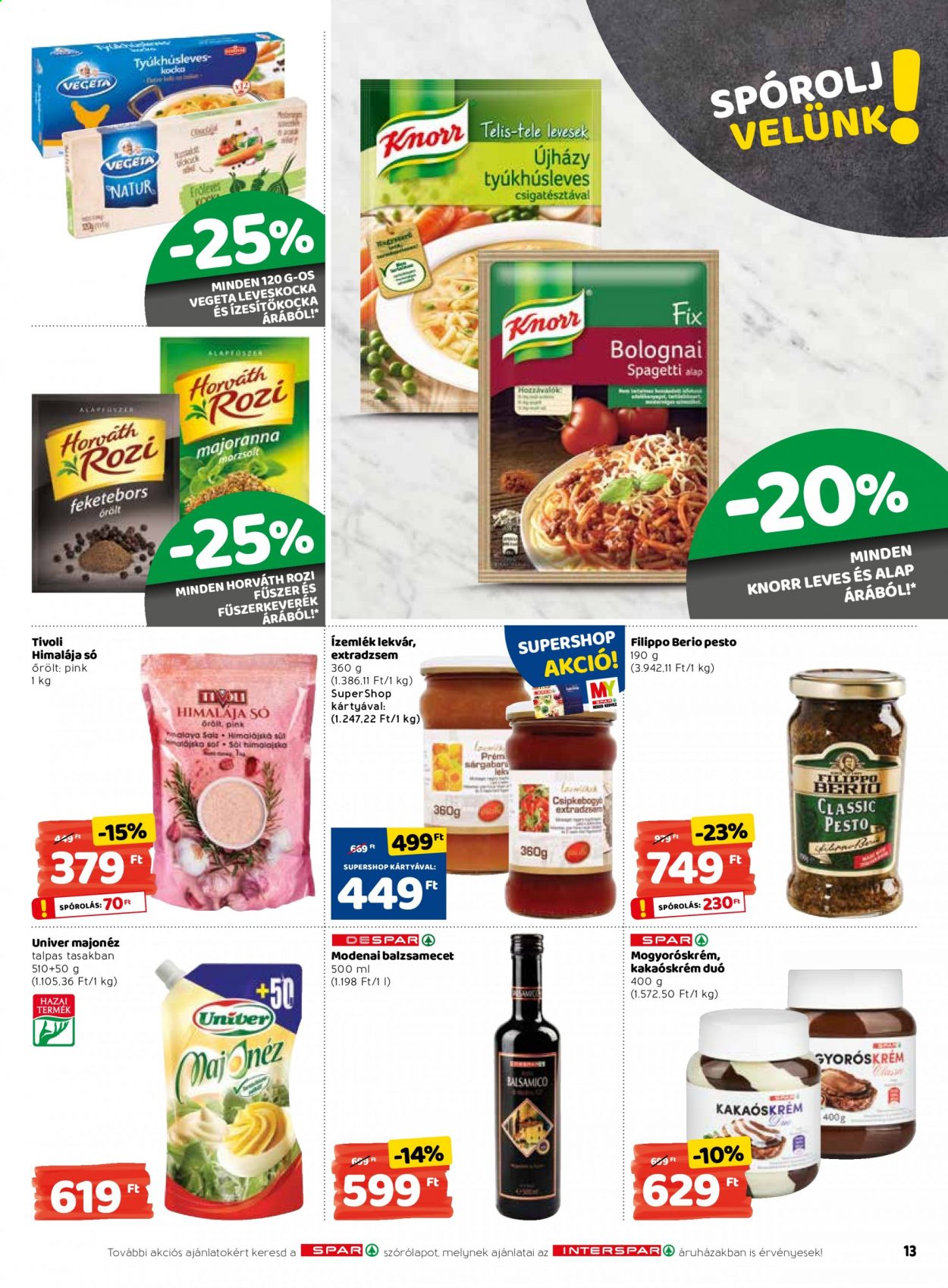 INTERSPAR akciós újságok - 2021.02.04 - 2021.02.10. Oldal 13