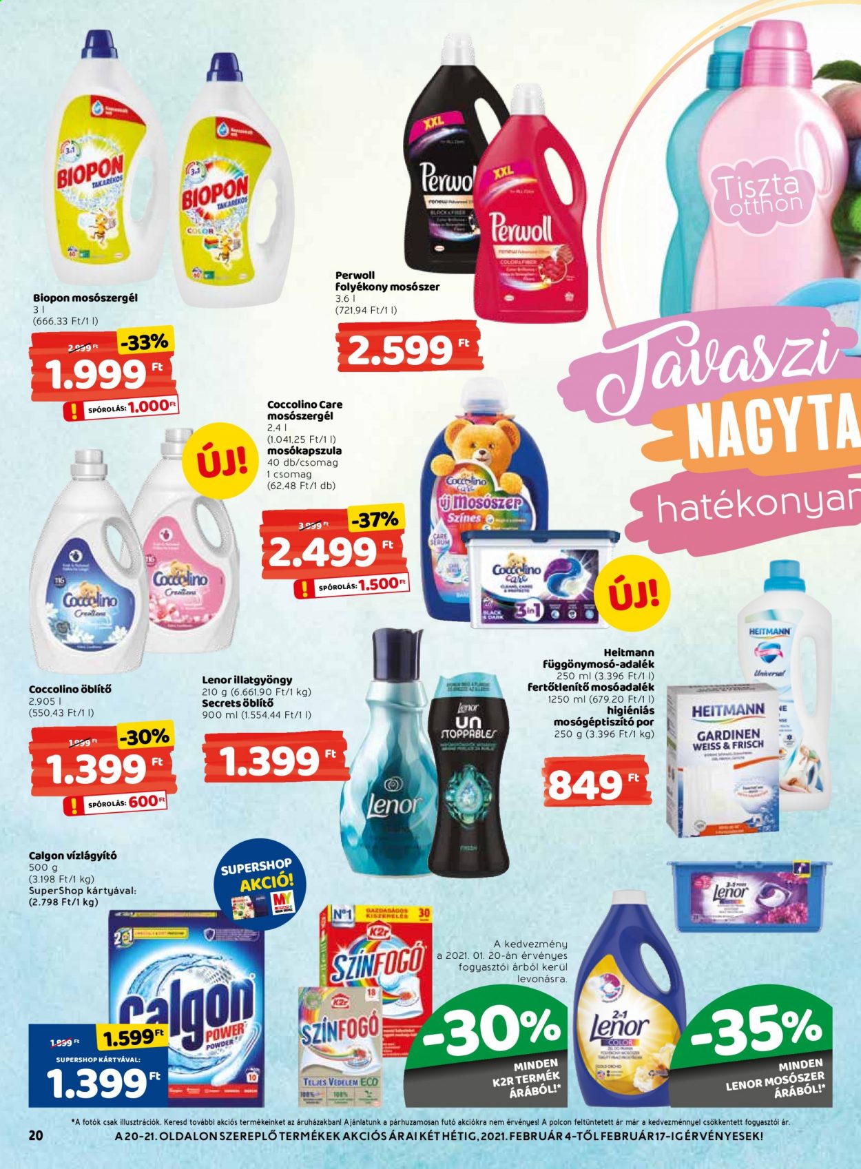 INTERSPAR akciós újságok - 2021.02.04 - 2021.02.10. Oldal 20