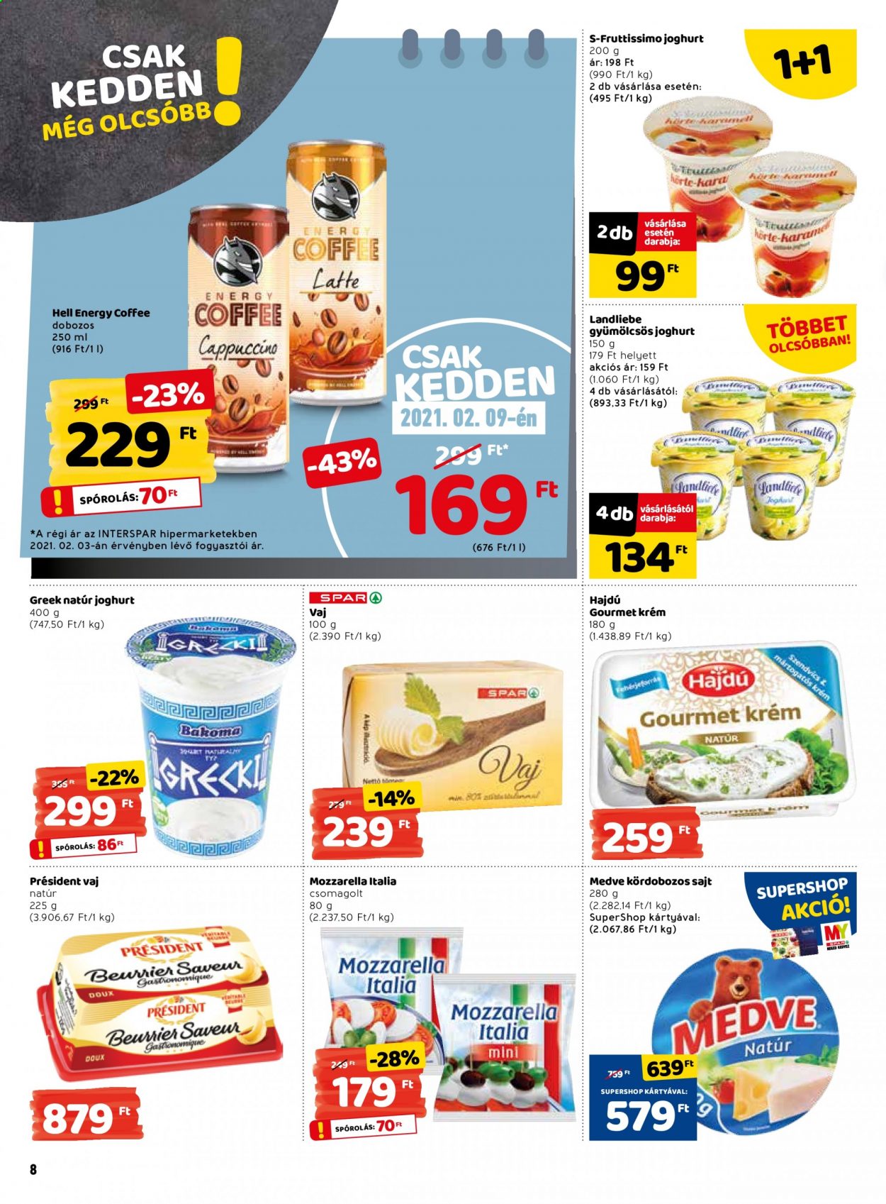 SPAR market akciós újságok - 2021.02.04 - 2021.02.10. Oldal 8