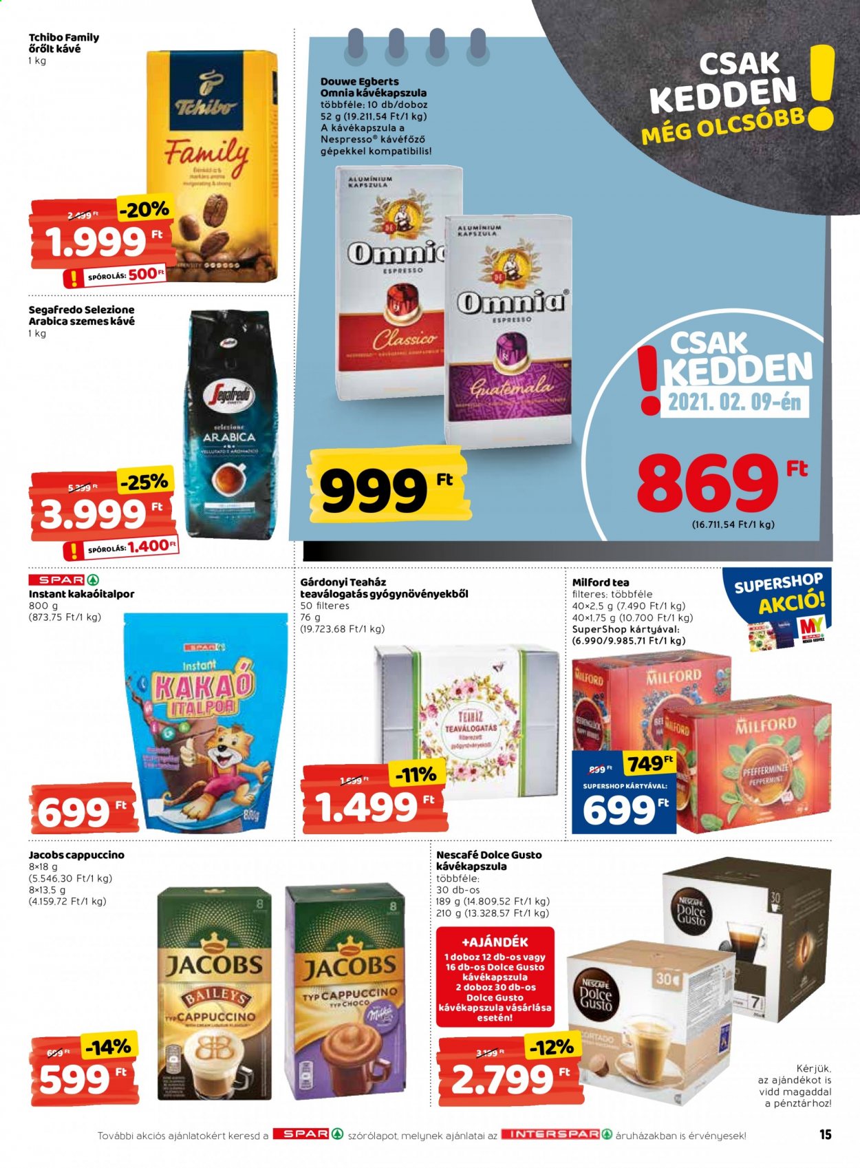SPAR market akciós újságok - 2021.02.04 - 2021.02.10. Oldal 15