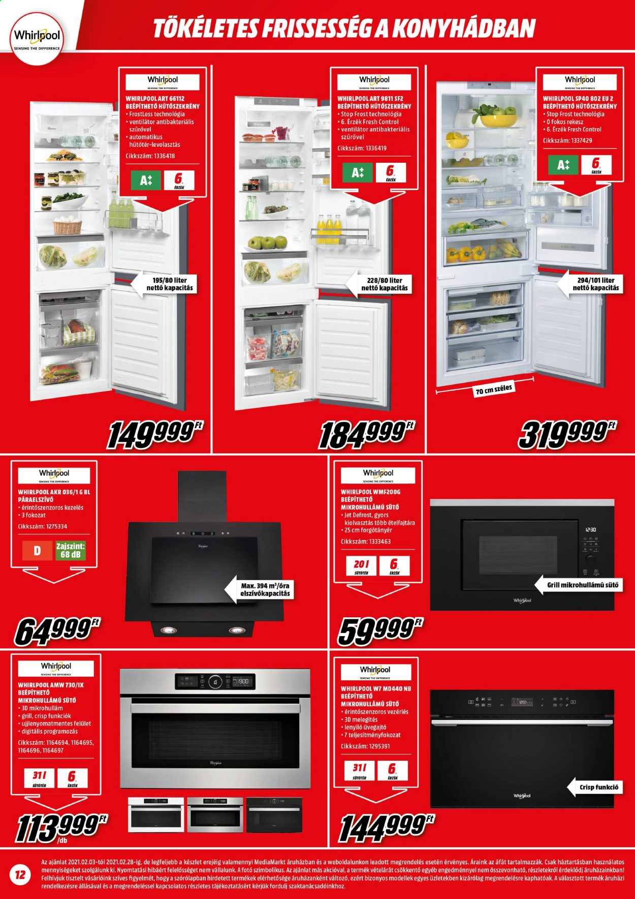 MediaMarkt akciós újságok - 2021.02.03 - 2021.02.28. Oldal 12