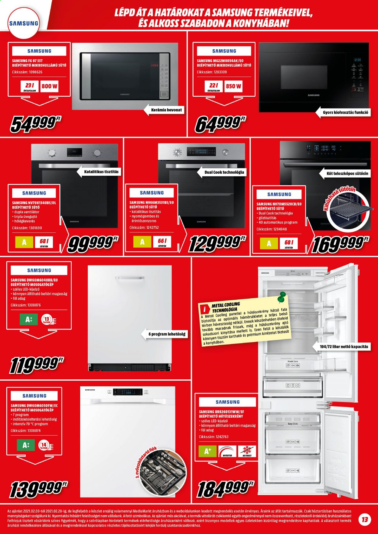 MediaMarkt akciós újságok - 2021.02.03 - 2021.02.28. Oldal 13