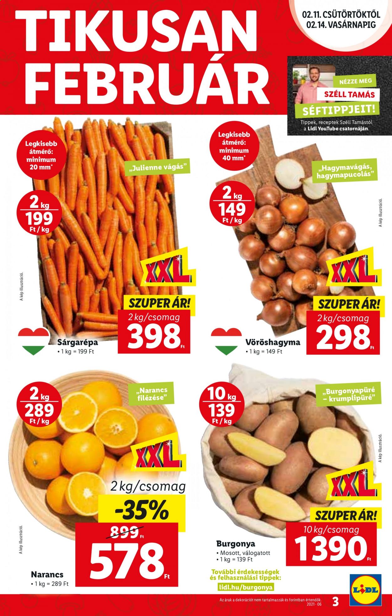 Lidl akciós újságok - 2021.02.11 - 2021.02.17. Oldal 3