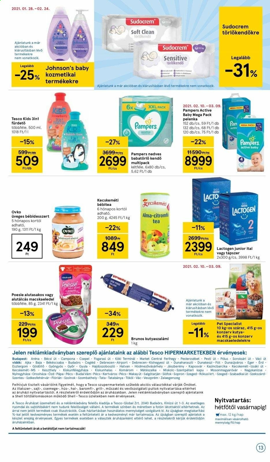 TESCO akciós újságok - 2021.02.11 - 2021.02.17. Oldal 13
