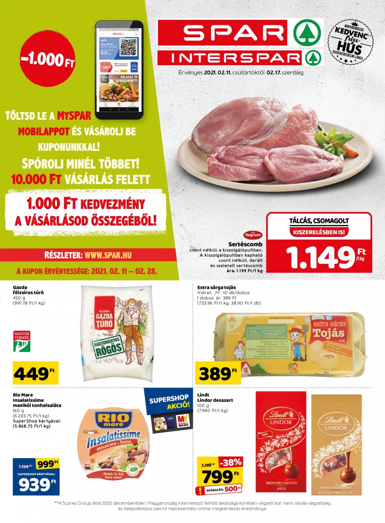 SPAR akciós újságok - 2021.02.11 - 2021.02.17. Oldal 1