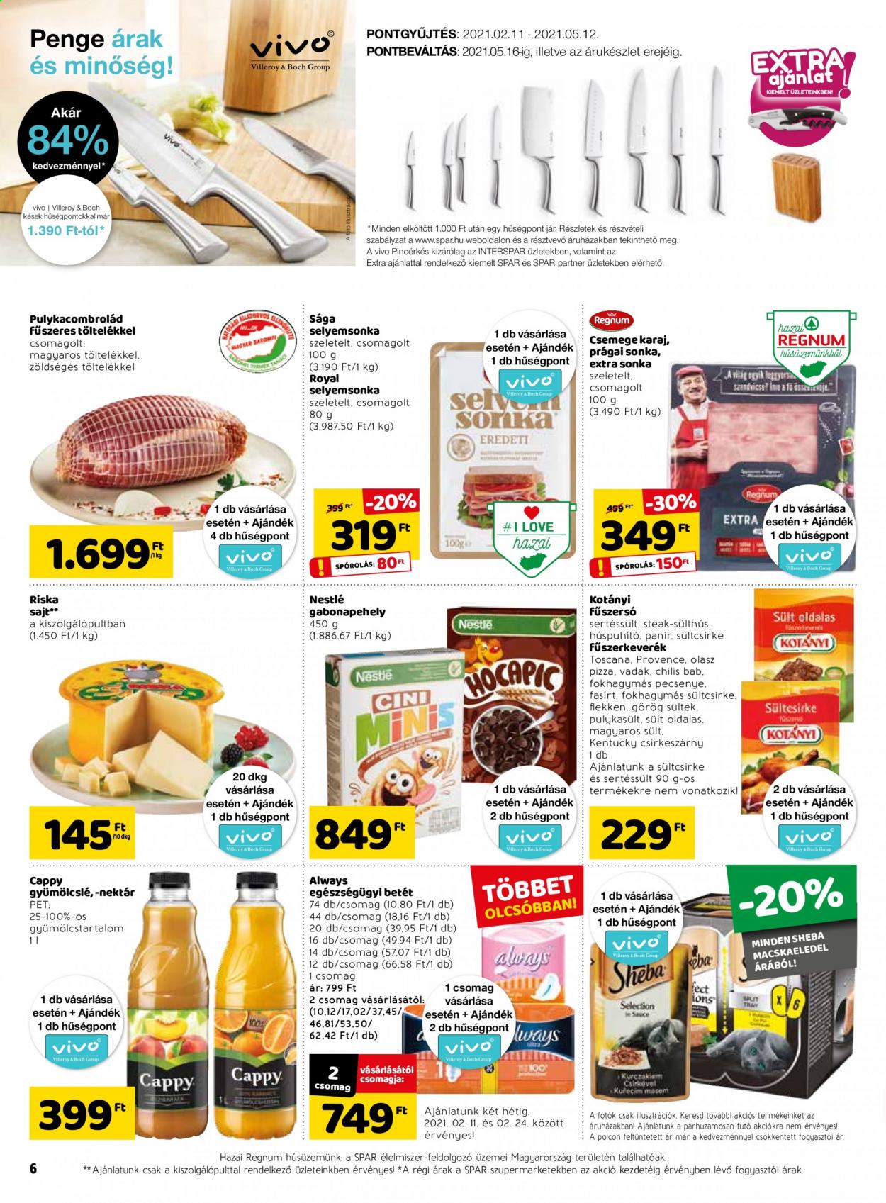 SPAR akciós újságok - 2021.02.11 - 2021.02.17. Oldal 6