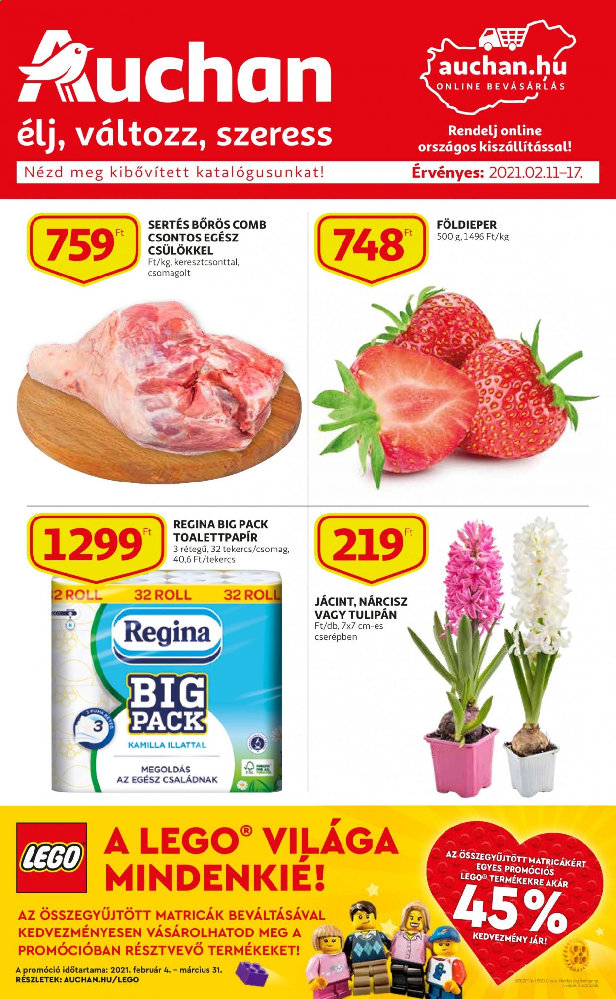 Auchan akciós újságok - 2021.02.11 - 2021.02.17. Oldal 1