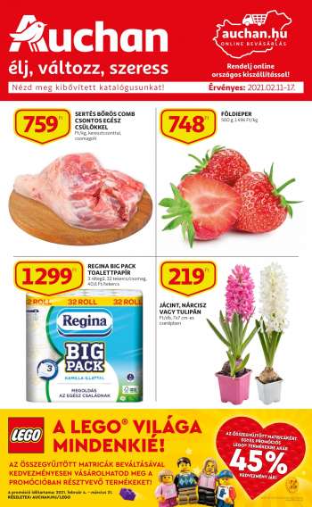 Újság Auchan - 2021.02.11 - 2021.02.17.