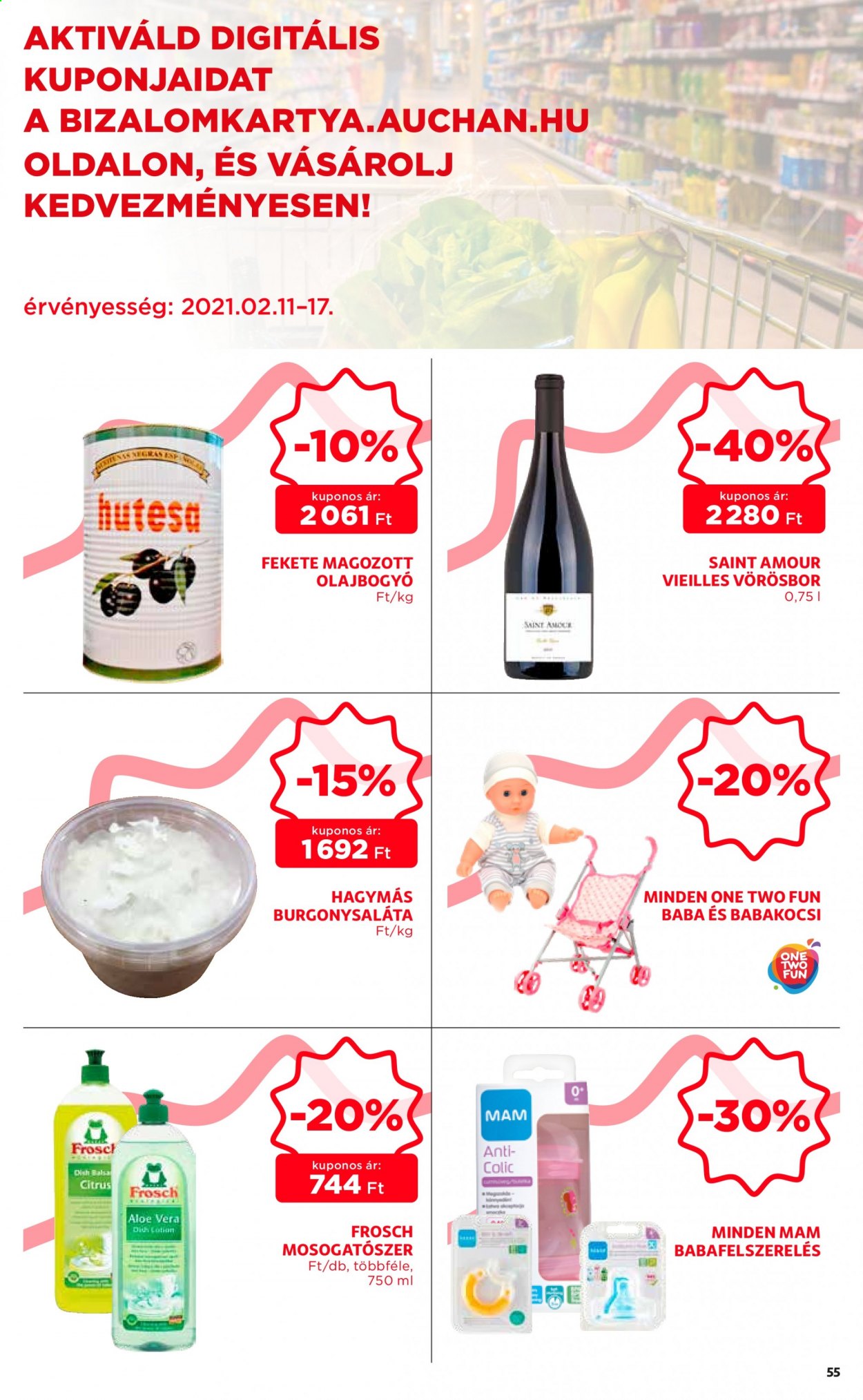 Auchan akciós újságok - 2021.02.11 - 2021.02.17. Oldal 55