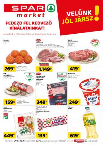 Újság SPAR market - 2021.02.11 - 2021.02.17.