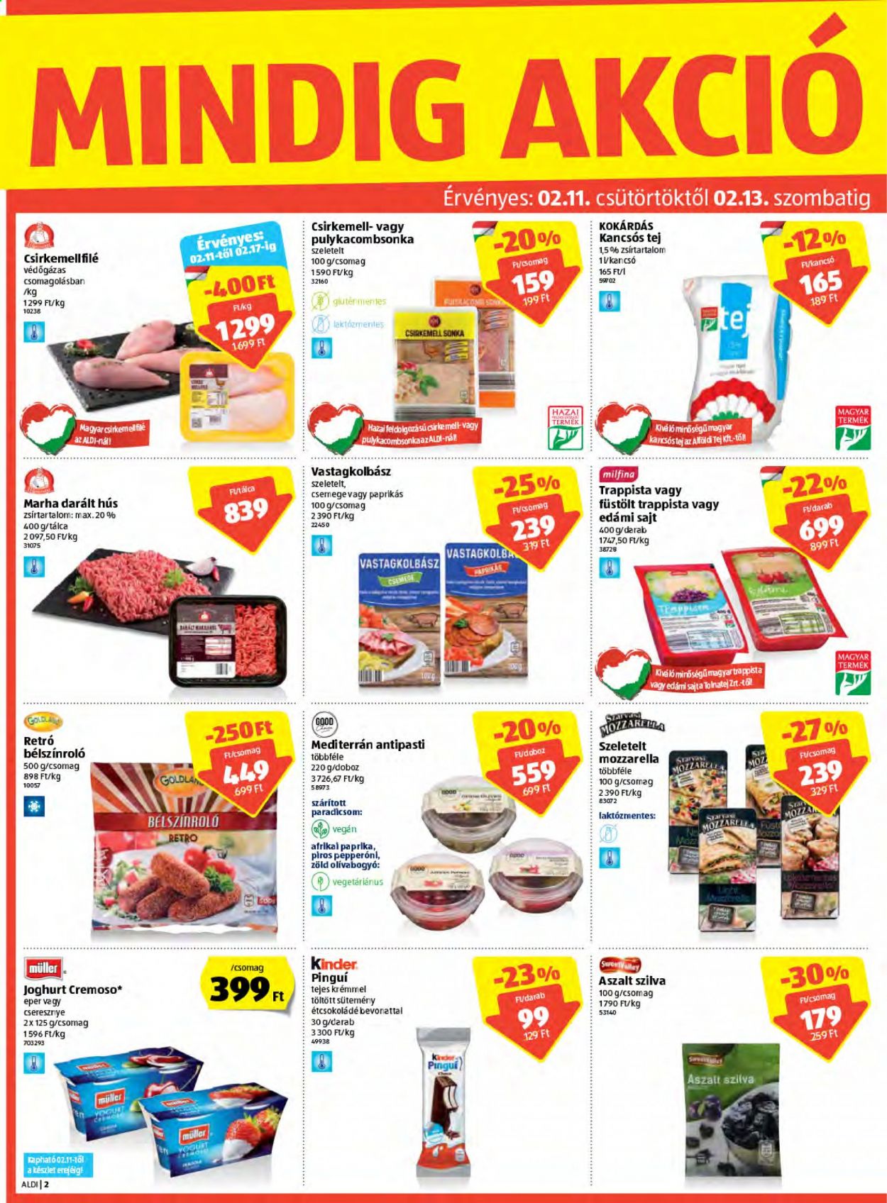 Aldi akciós újságok - 2021.02.11 - 2021.02.17. Oldal 2