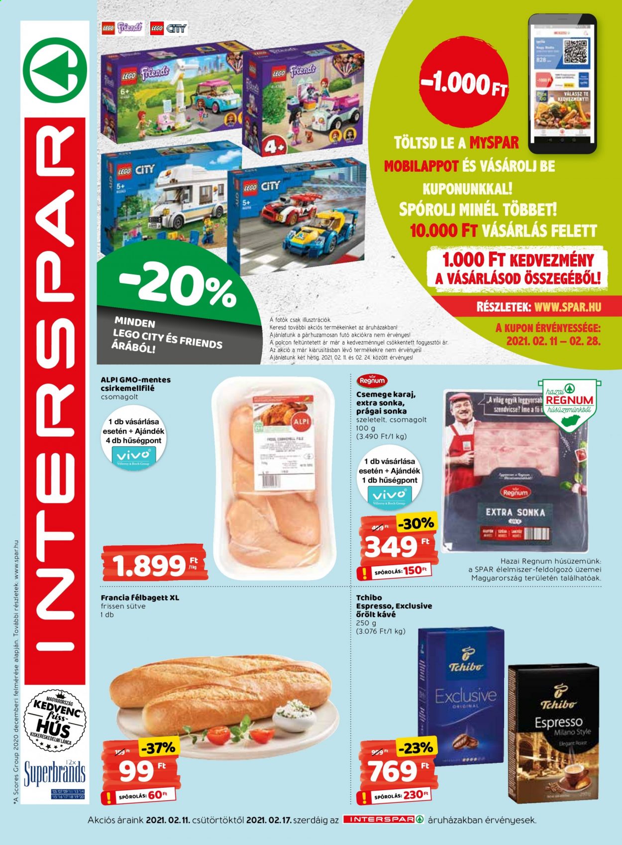 INTERSPAR akciós újságok - 2021.02.11 - 2021.02.17. Oldal 1