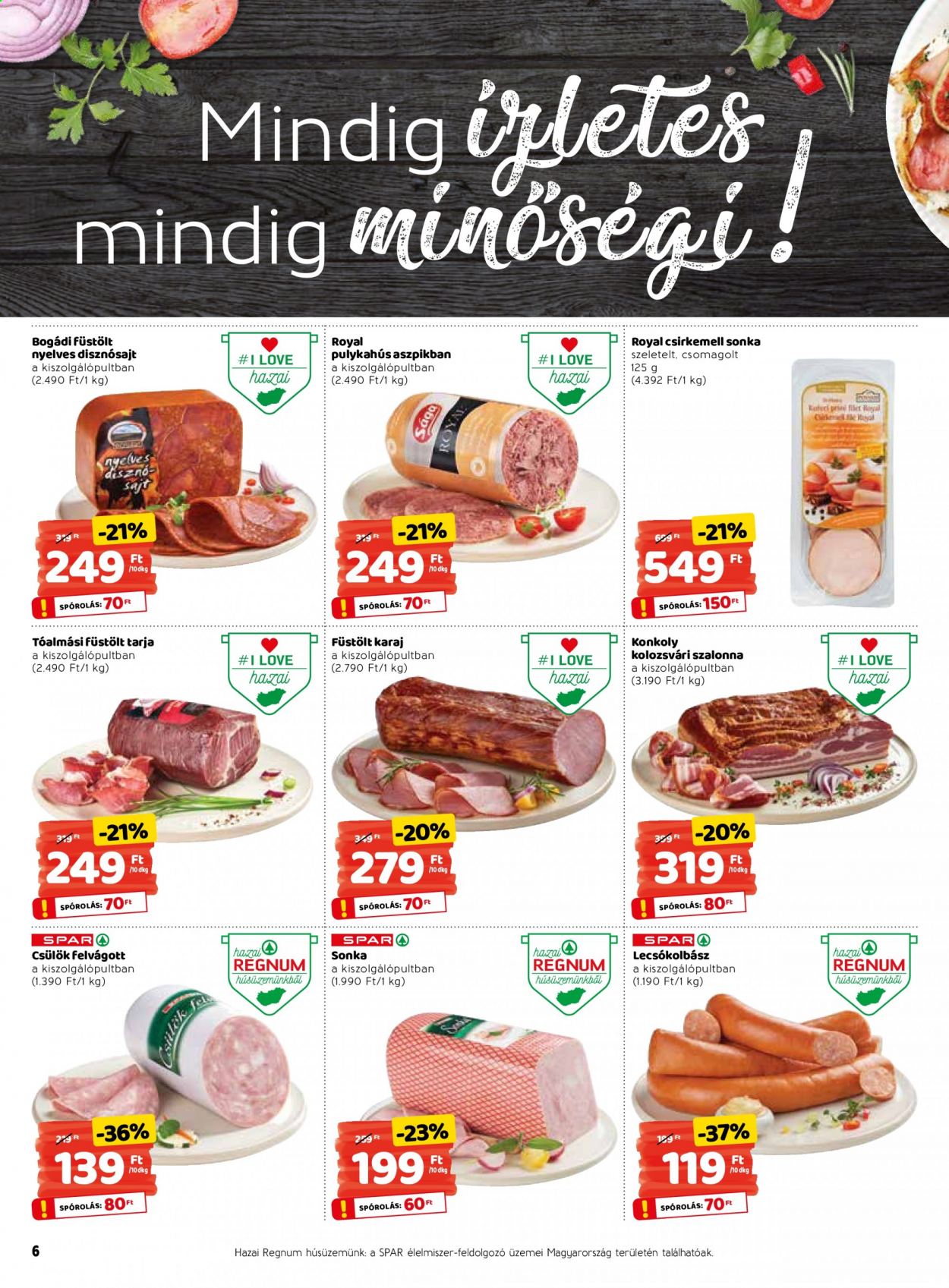 INTERSPAR akciós újságok - 2021.02.11 - 2021.02.17. Oldal 6