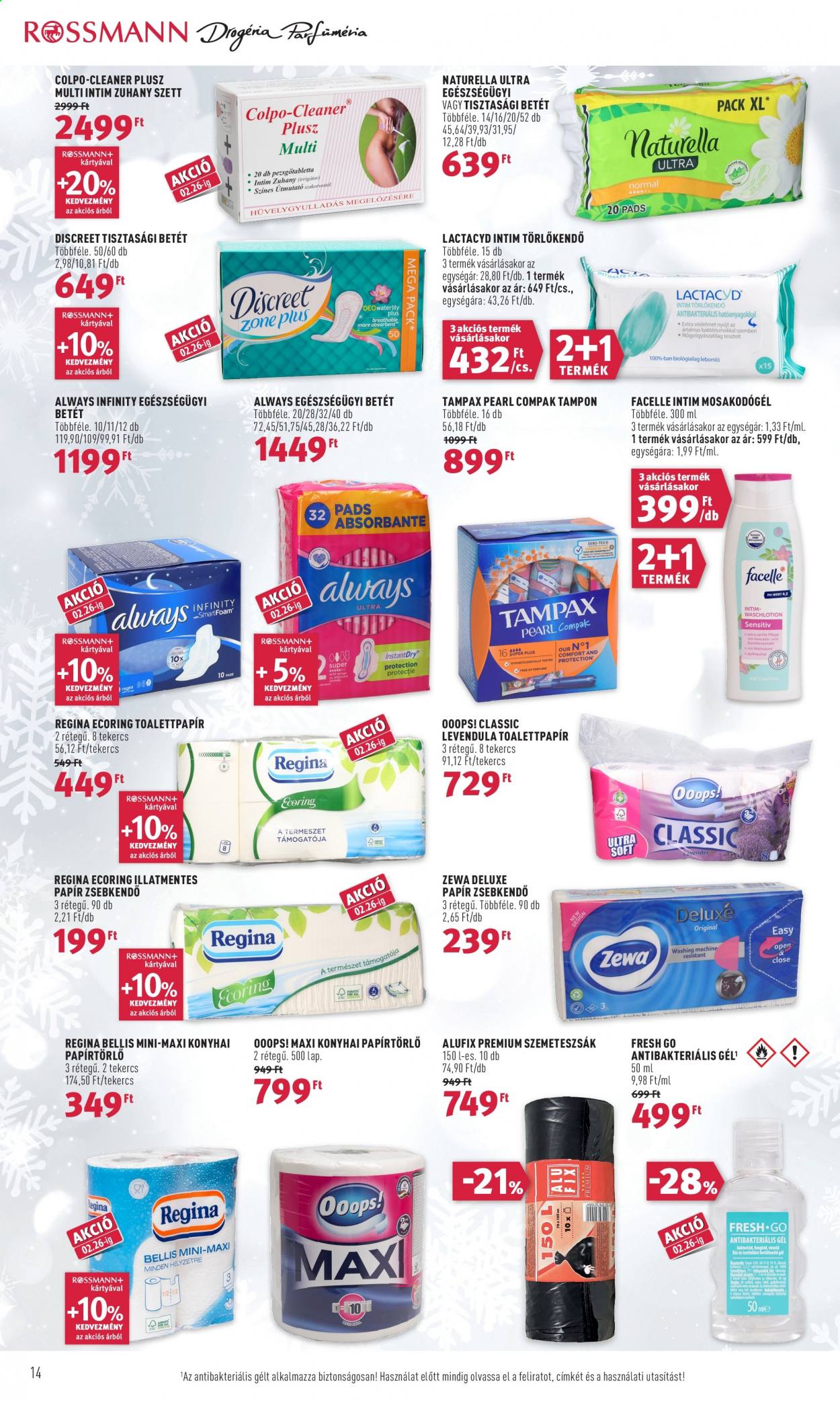 Rossmann akciós újságok - 2021.02.15 - 2021.02.19. Oldal 14