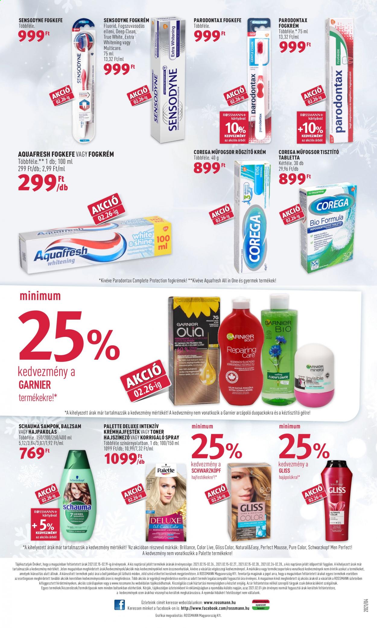 Rossmann akciós újságok - 2021.02.15 - 2021.02.19. Oldal 20