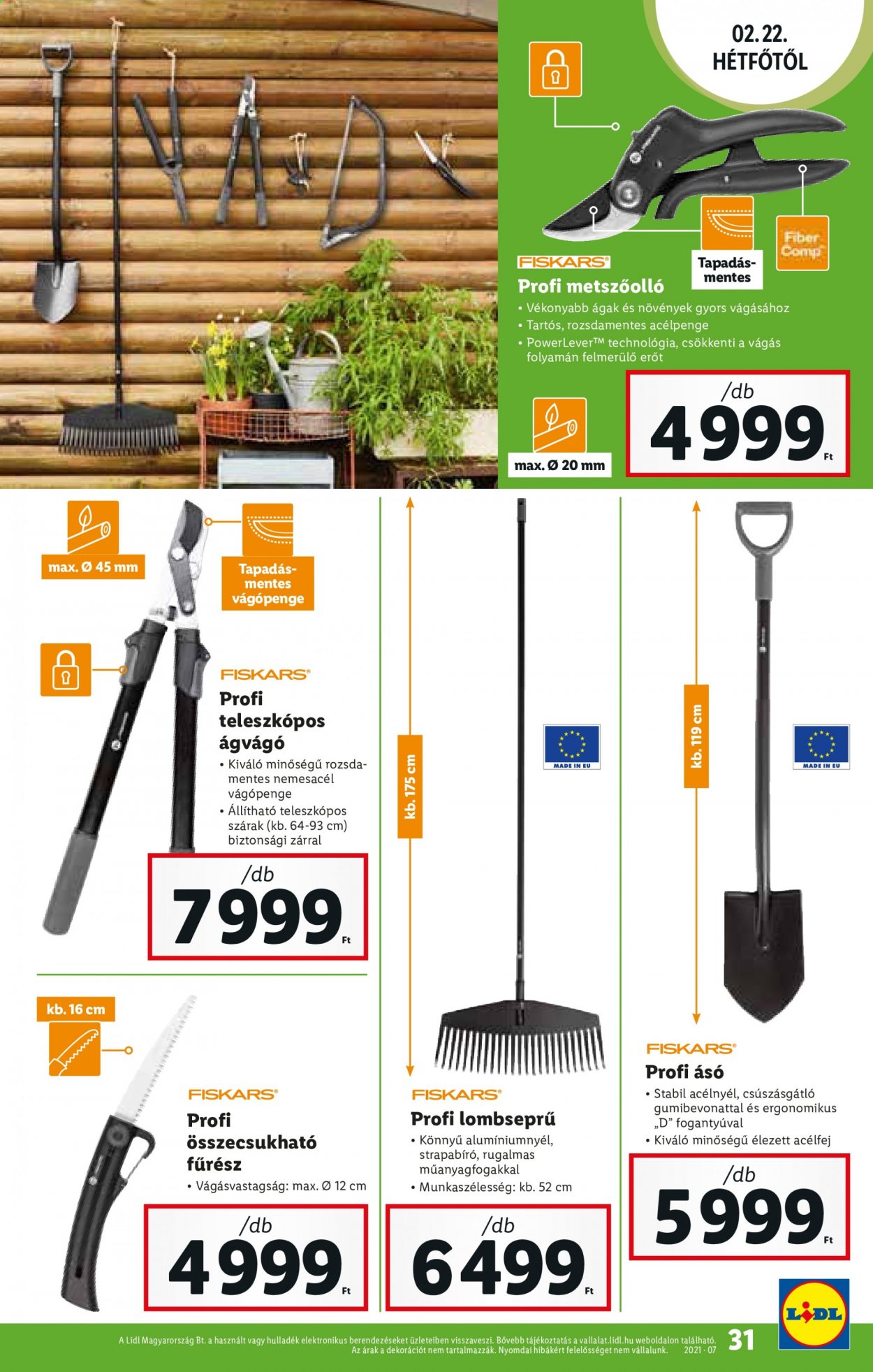 Lidl akciós újságok - 2021.02.18 - 2021.02.24. Oldal 31