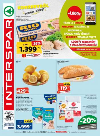 Újság INTERSPAR - 2021.02.18 - 2021.02.24.