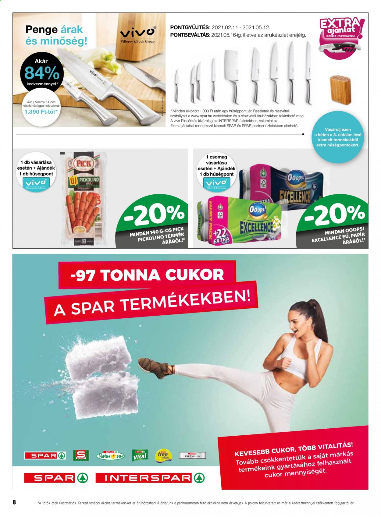 INTERSPAR akciós újságok - 2021.02.18 - 2021.02.24. Oldal 8