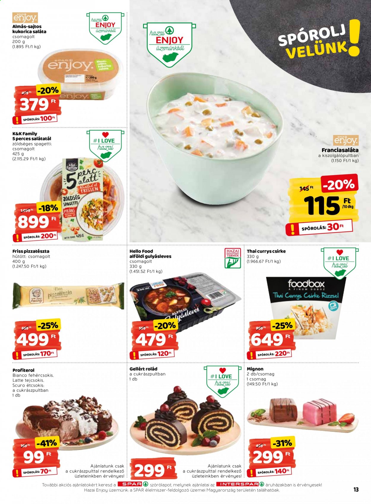 INTERSPAR akciós újságok - 2021.02.18 - 2021.02.24. Oldal 13