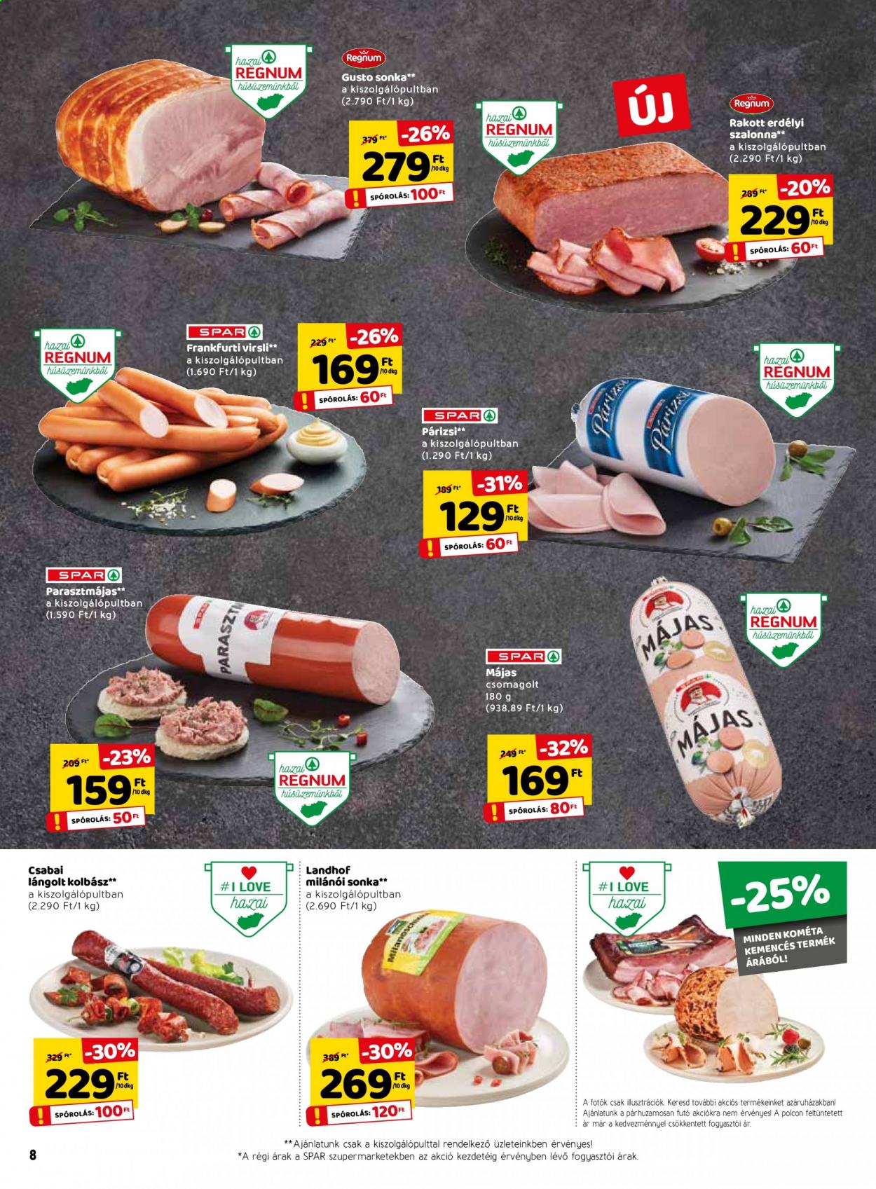 SPAR akciós újságok - 2021.02.18 - 2021.02.24. Oldal 8