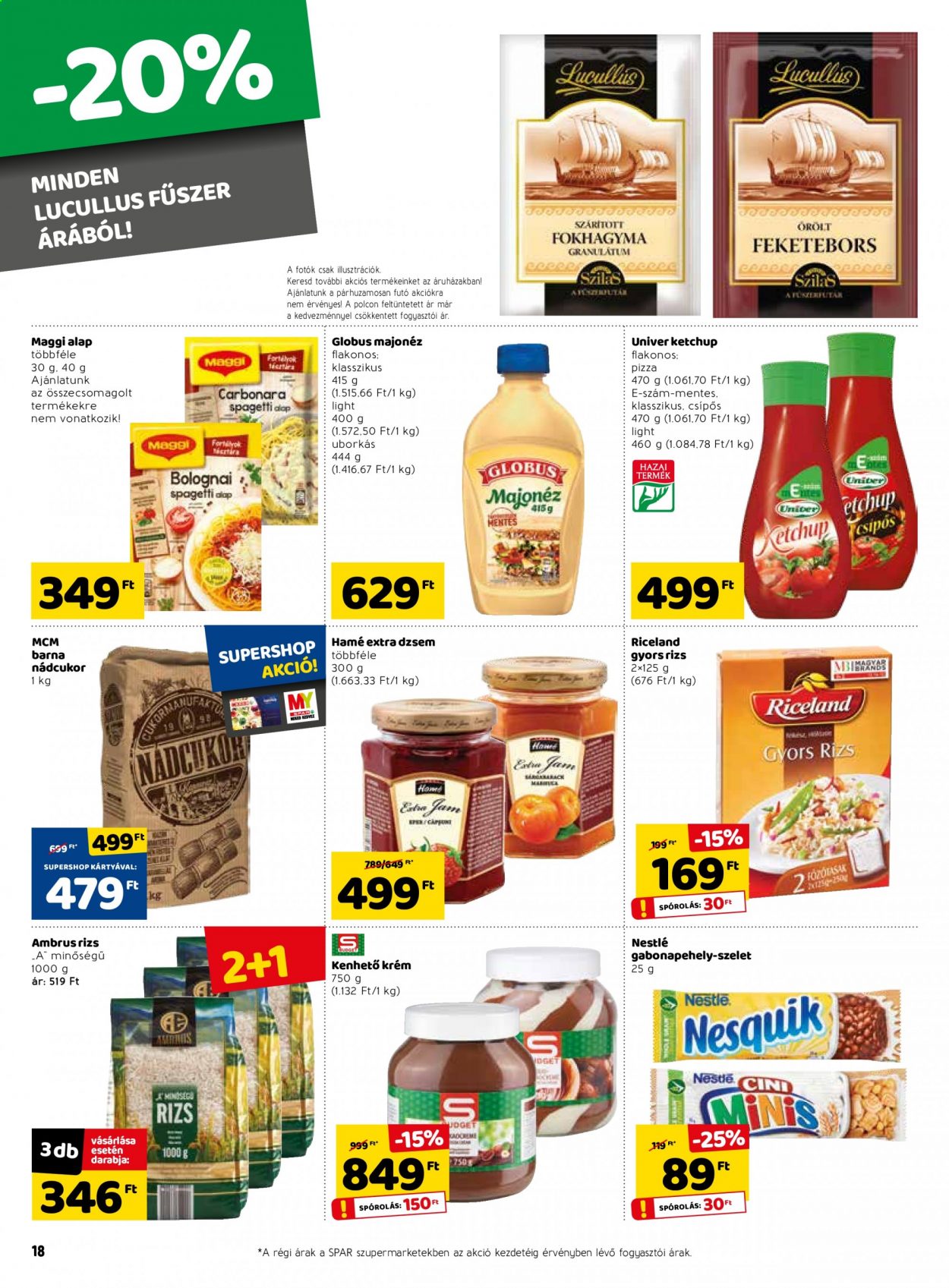SPAR akciós újságok - 2021.02.18 - 2021.02.24. Oldal 18