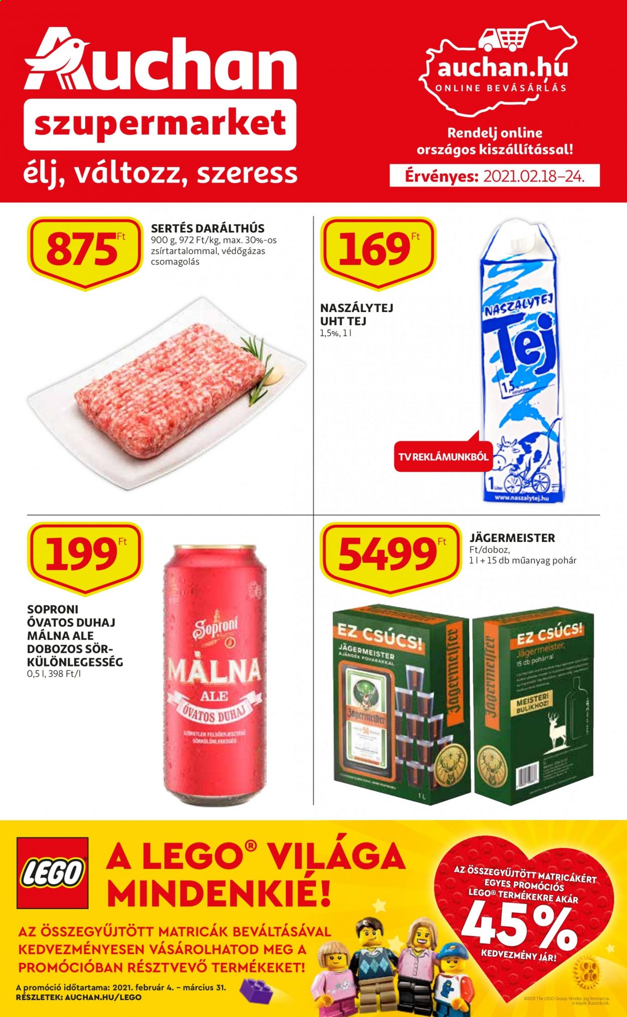 Auchan akciós újságok - 2021.02.18 - 2021.02.24. Oldal 1