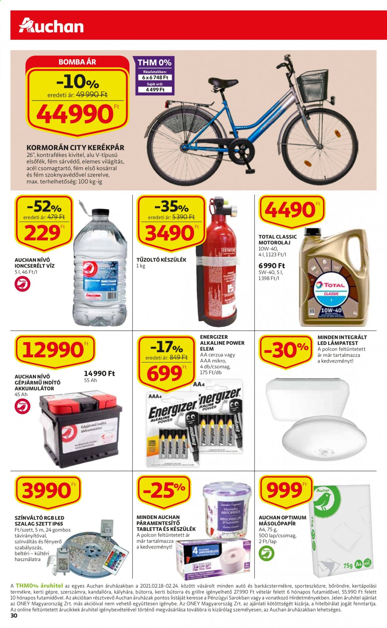 Auchan akciós újságok - 2021.02.18 - 2021.02.24. Oldal 30