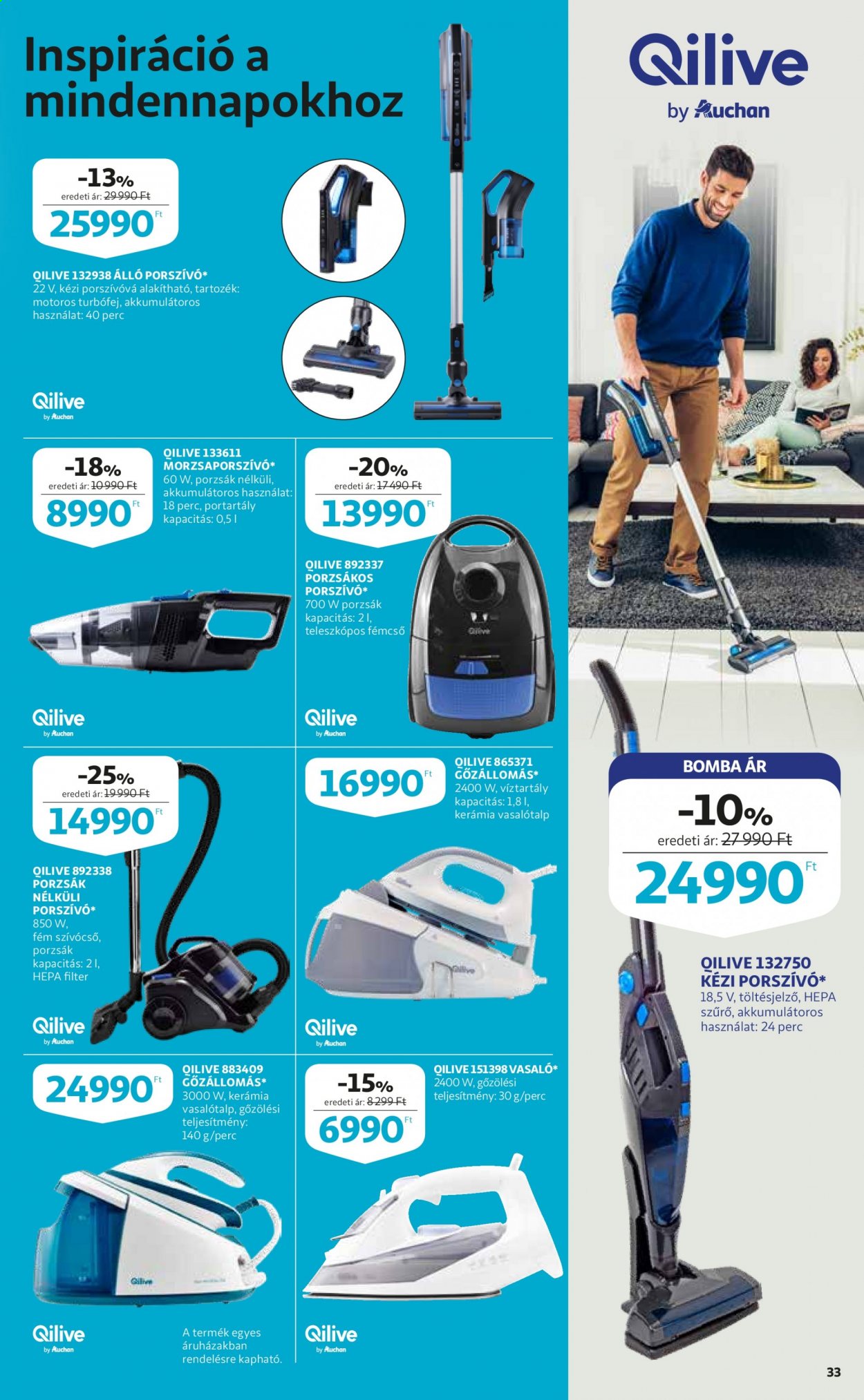 Auchan akciós újságok - 2021.02.18 - 2021.02.24. Oldal 33